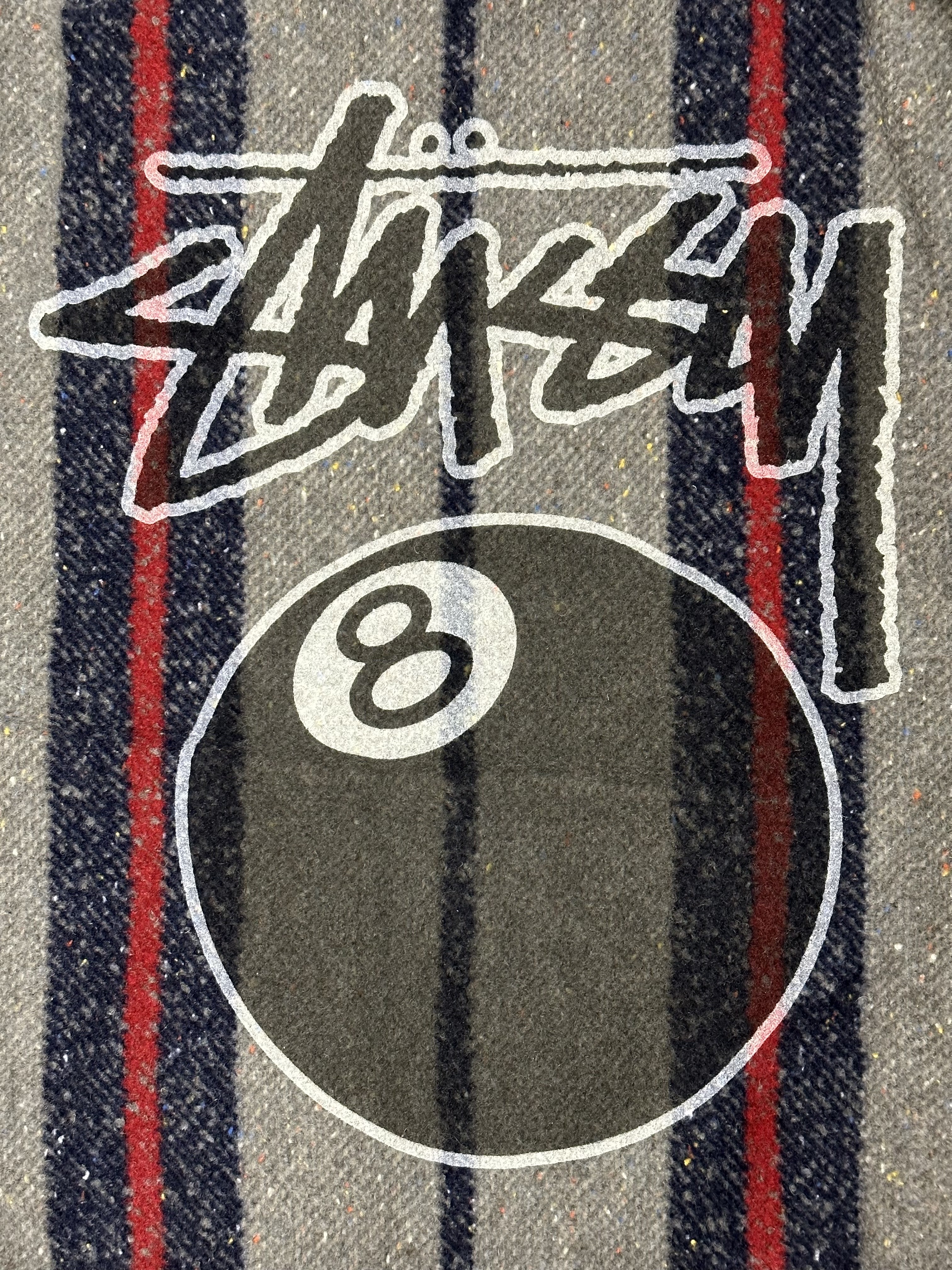 Stussy x Levi's Embossed Trucker Jacket Indigo 착용 스타일