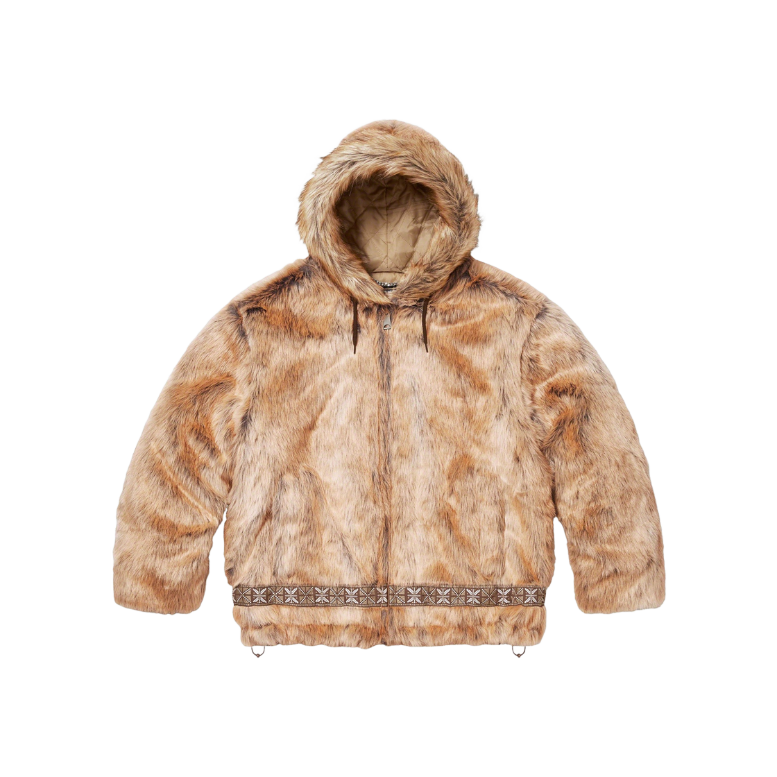 Supreme Faux Fur Parka Brown - 23FW 상세 이미지 1