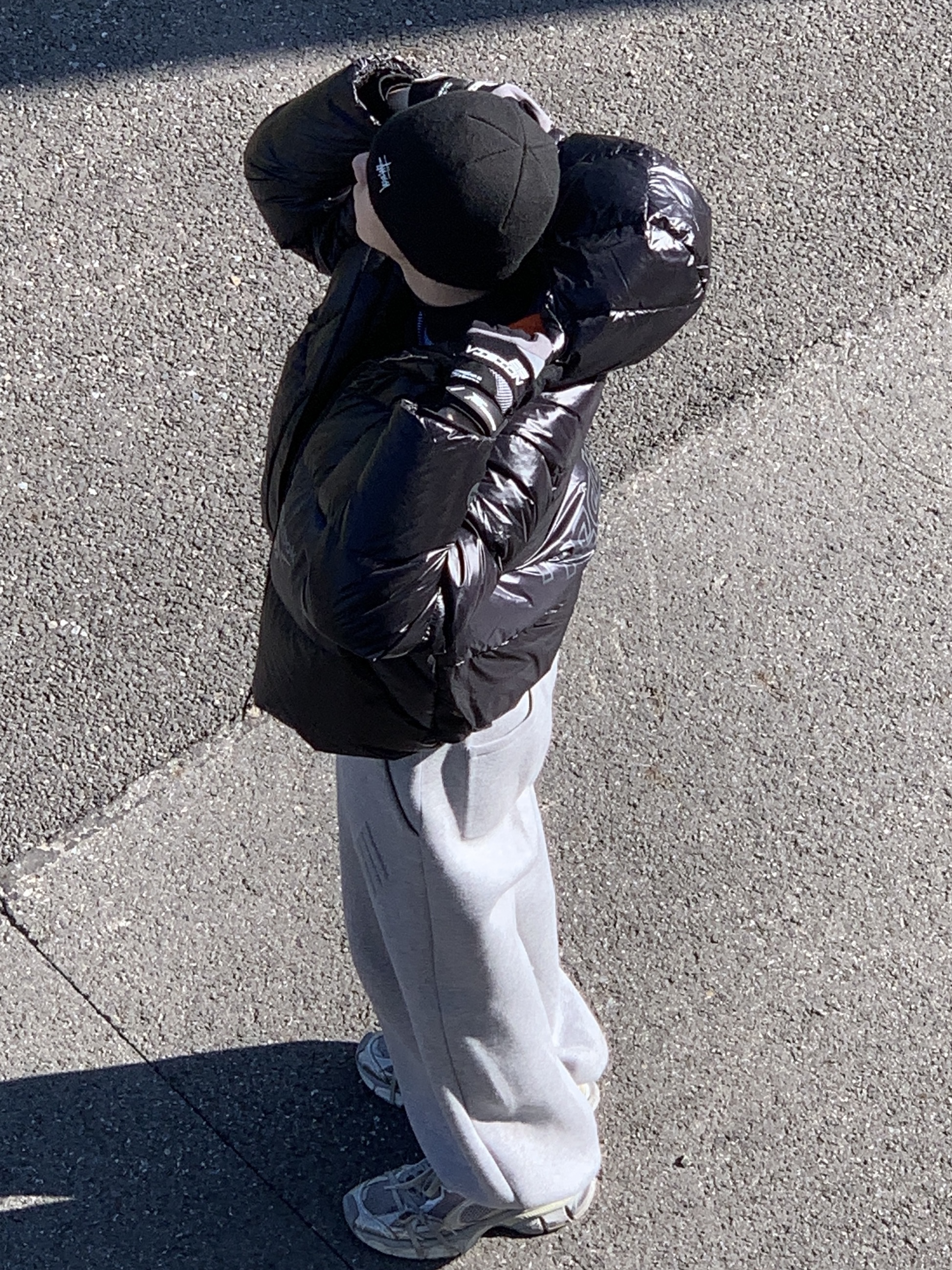 Stussy Basic Skullcap Beanie Black, (W) Balenciaga 3XL Sneakers Light Beige 착용 스타일 - 2