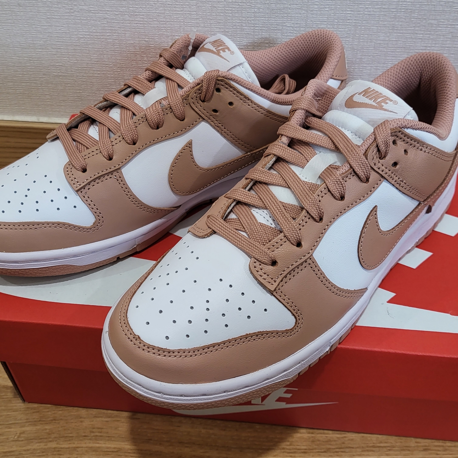 (W) Nike Dunk Low Rose Whisper 착용 스타일