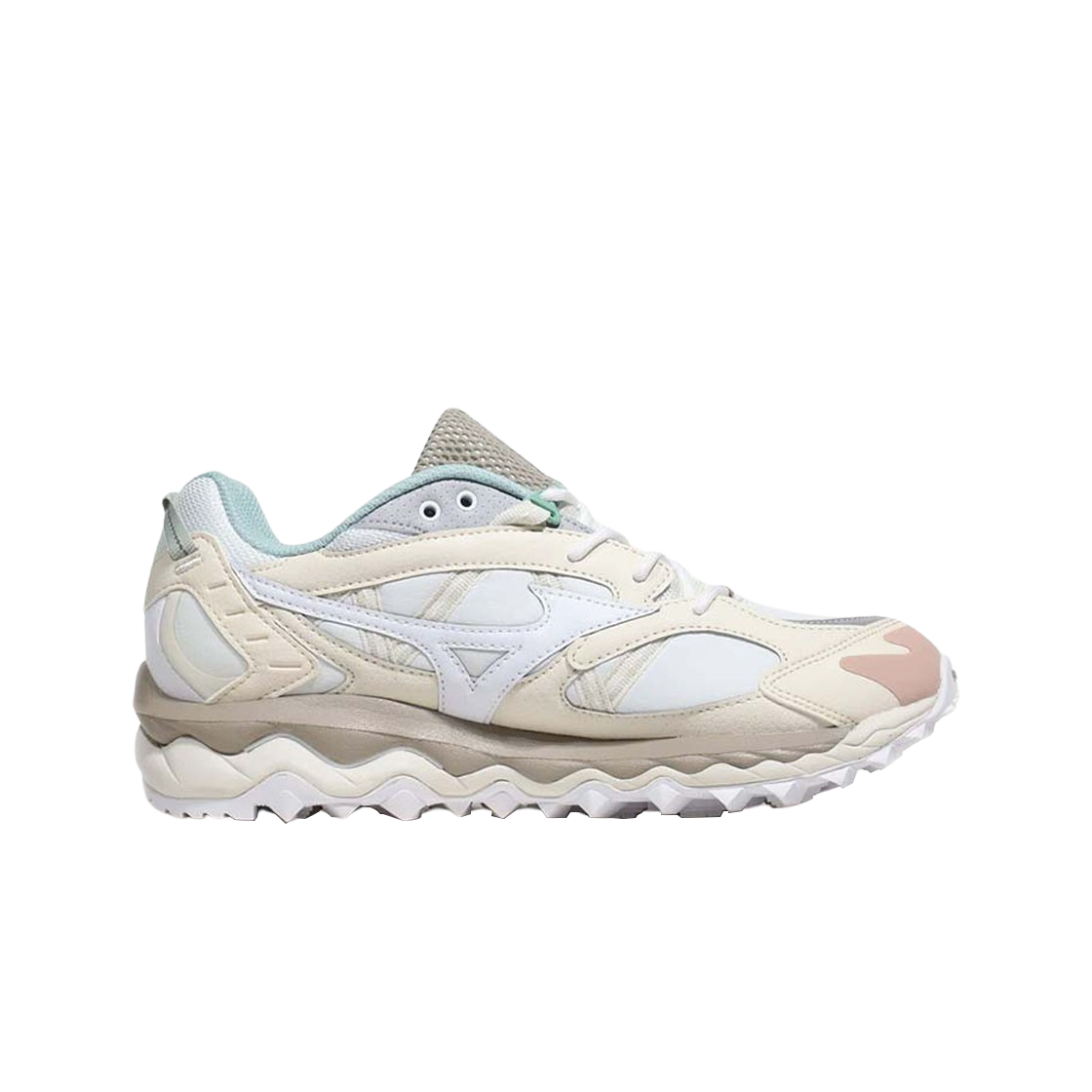 D1GA218101 Mizuno Wave Mujin TL Antique White Gray Mist