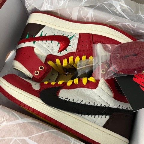 (W) Jordan 1 x Teyana Taylor Zoom CMFT 2 Gym Red 착용 스타일