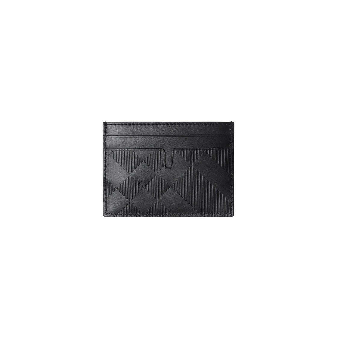 Burberry Check Leather Card Case Black 상세 이미지 1