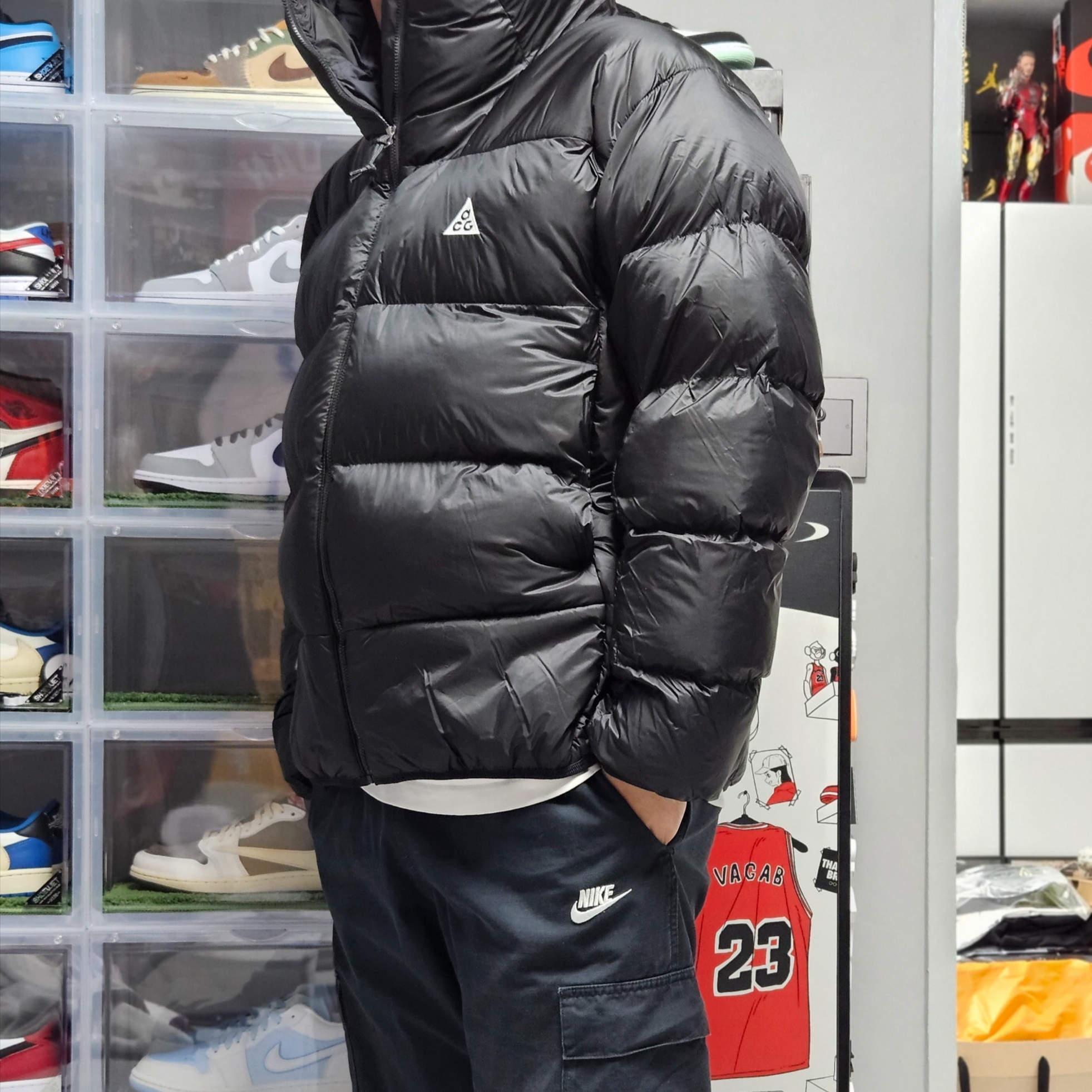 Nike ACG Therma-Fit ADV Lunar Lake Puffer Jacket Black - Asia 착용 스타일 - 2