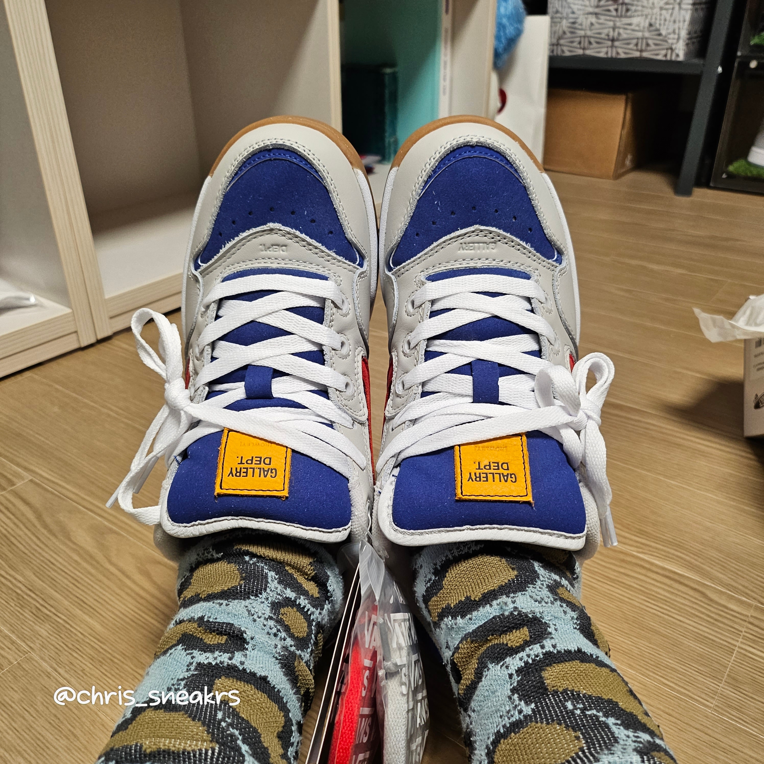 Vans Vault x Gallery Dept. Rowley XLT LX Blue Steel 착용 스타일 - 3
