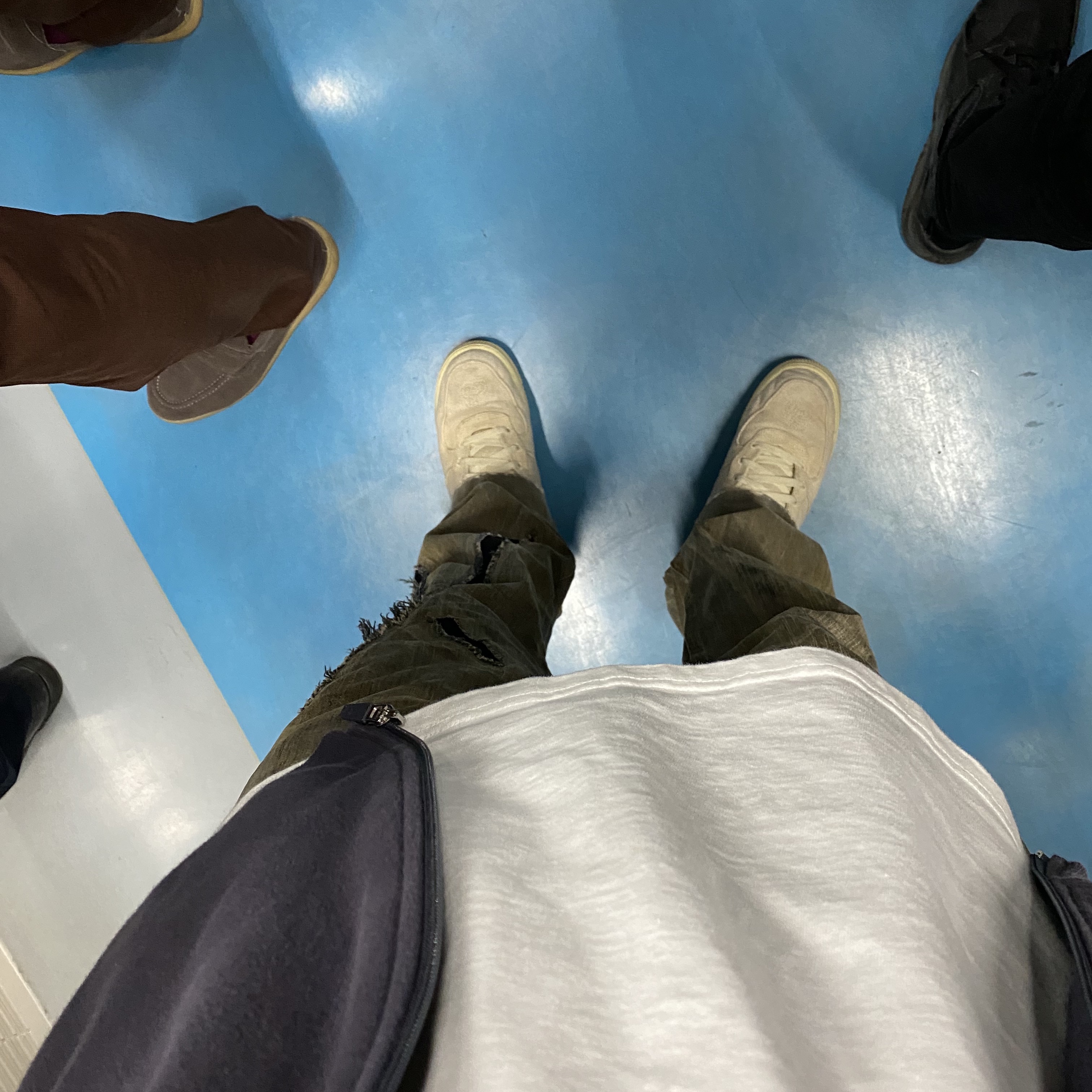 Nike x Stussy Air Force 1 '07 Mid SP Fossil 착용 스타일