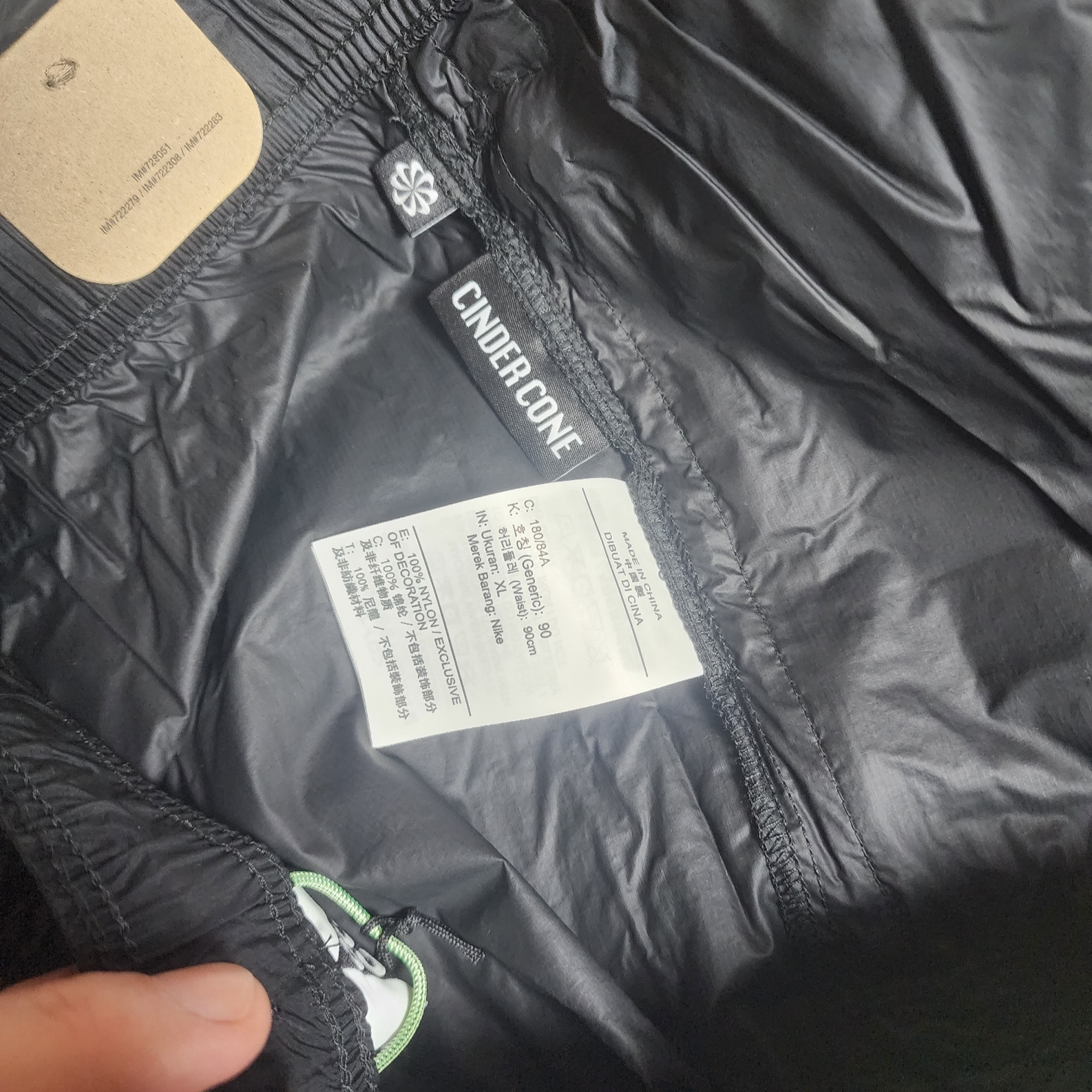 Nike ACG Cinder Cone Windshell Pants Black - Asia 착용 스타일 - 2