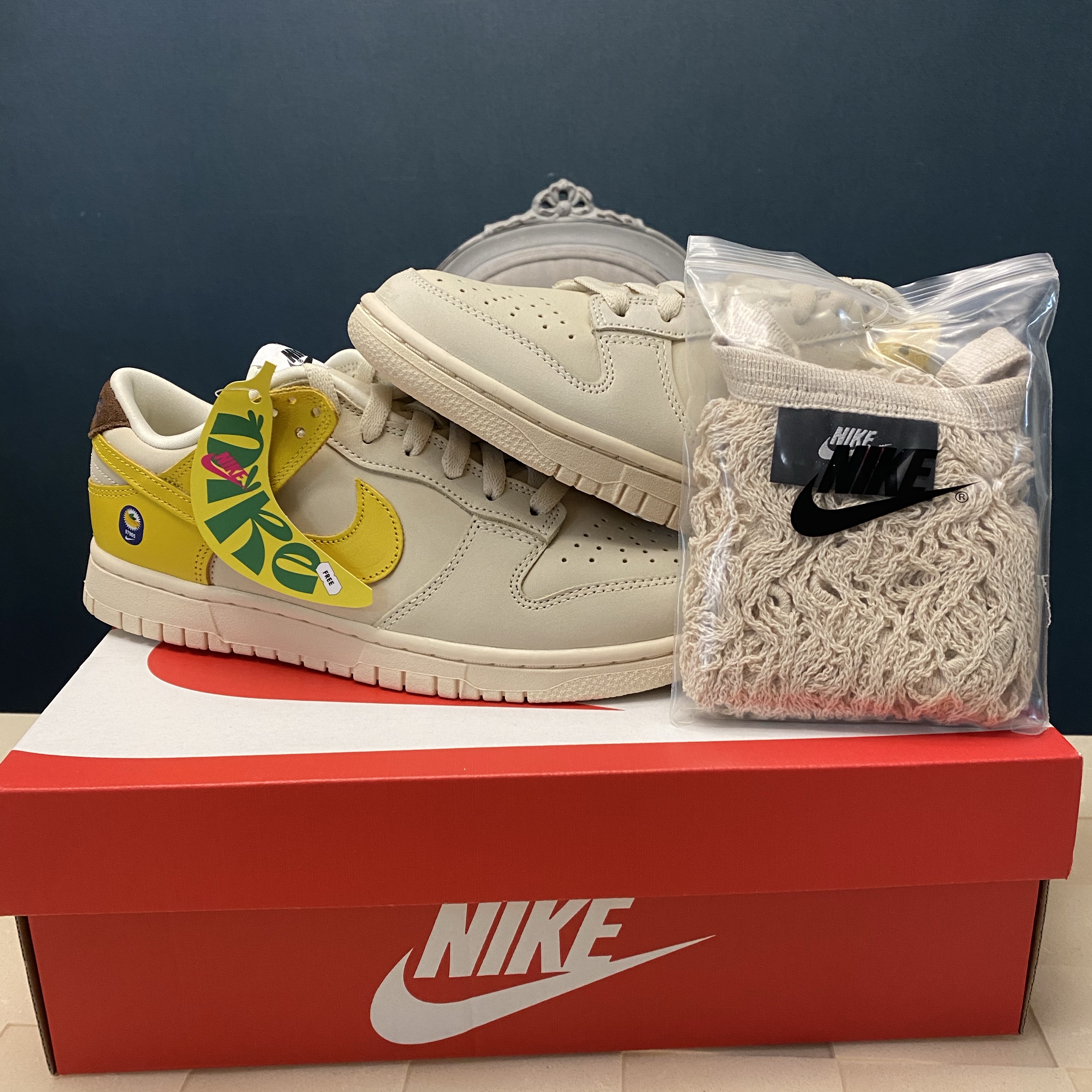 (W) Nike Dunk Low LX Banana 착용 스타일