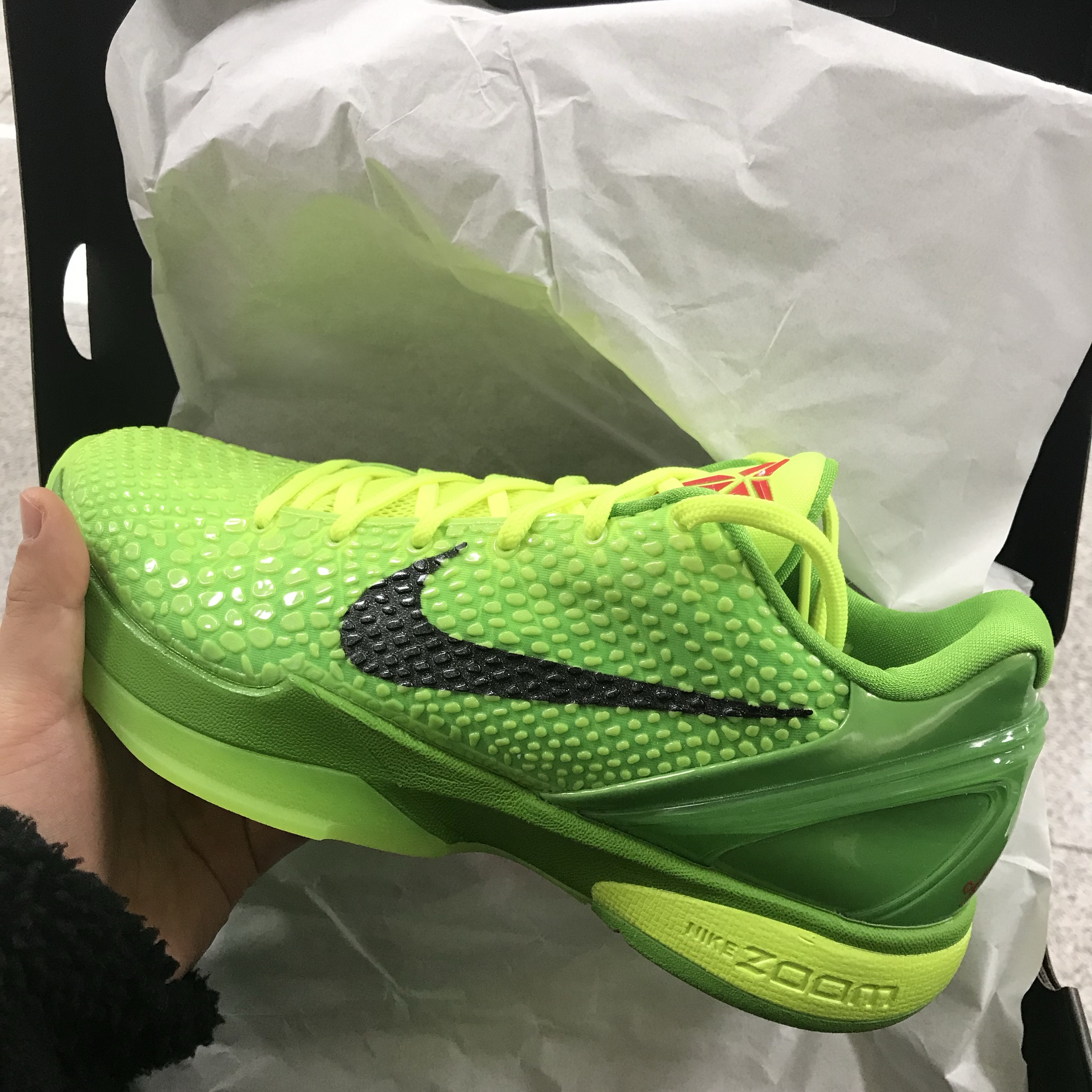 Nike Kobe 6 Protro Green Apple 착용 스타일