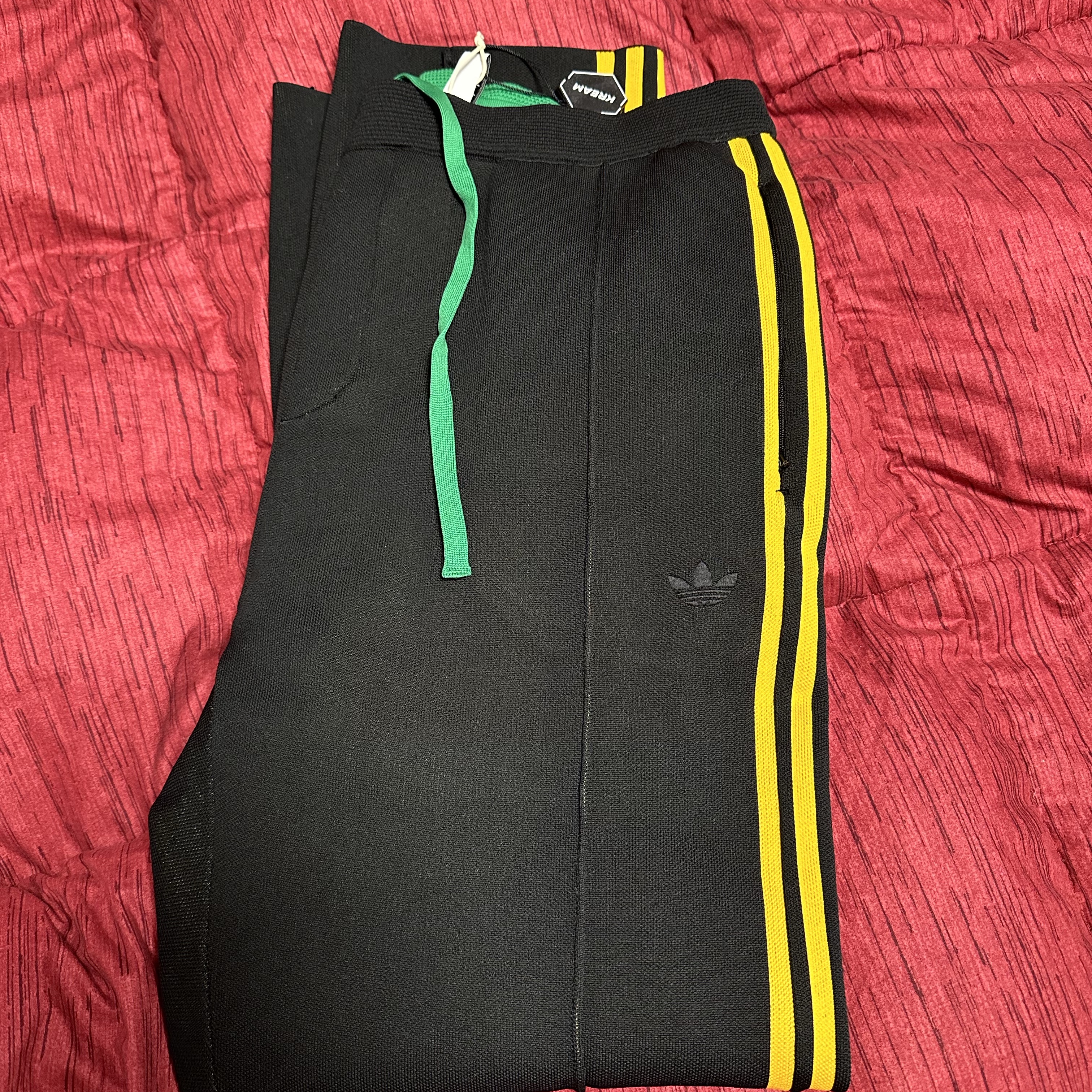 Adidas x Wales Bonner Knit Track Pants Black - US Sizing 착용 스타일