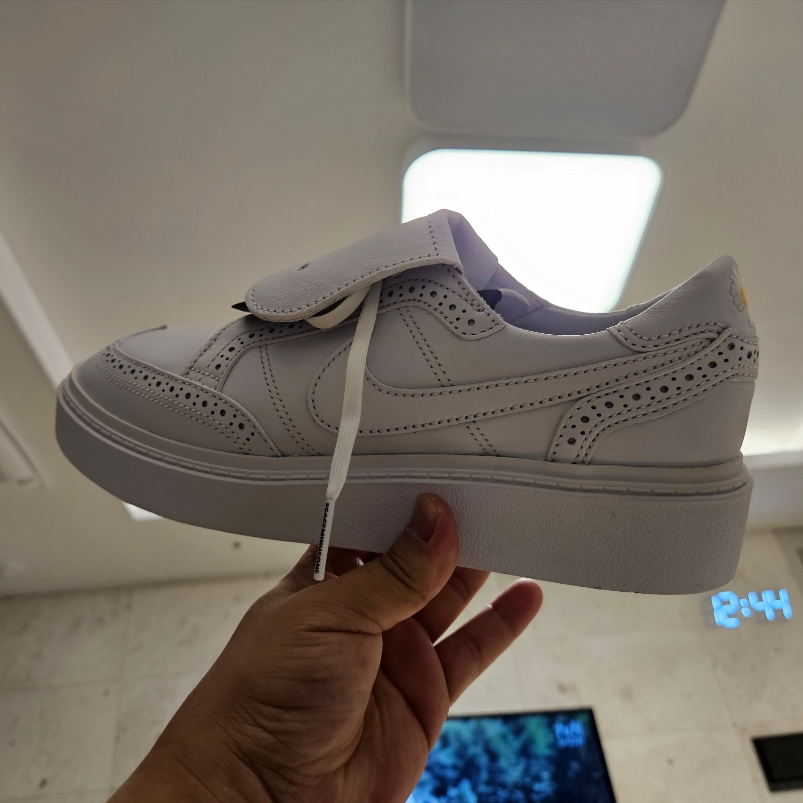 Nike x Peaceminusone Kwondo1 White 착용 스타일
