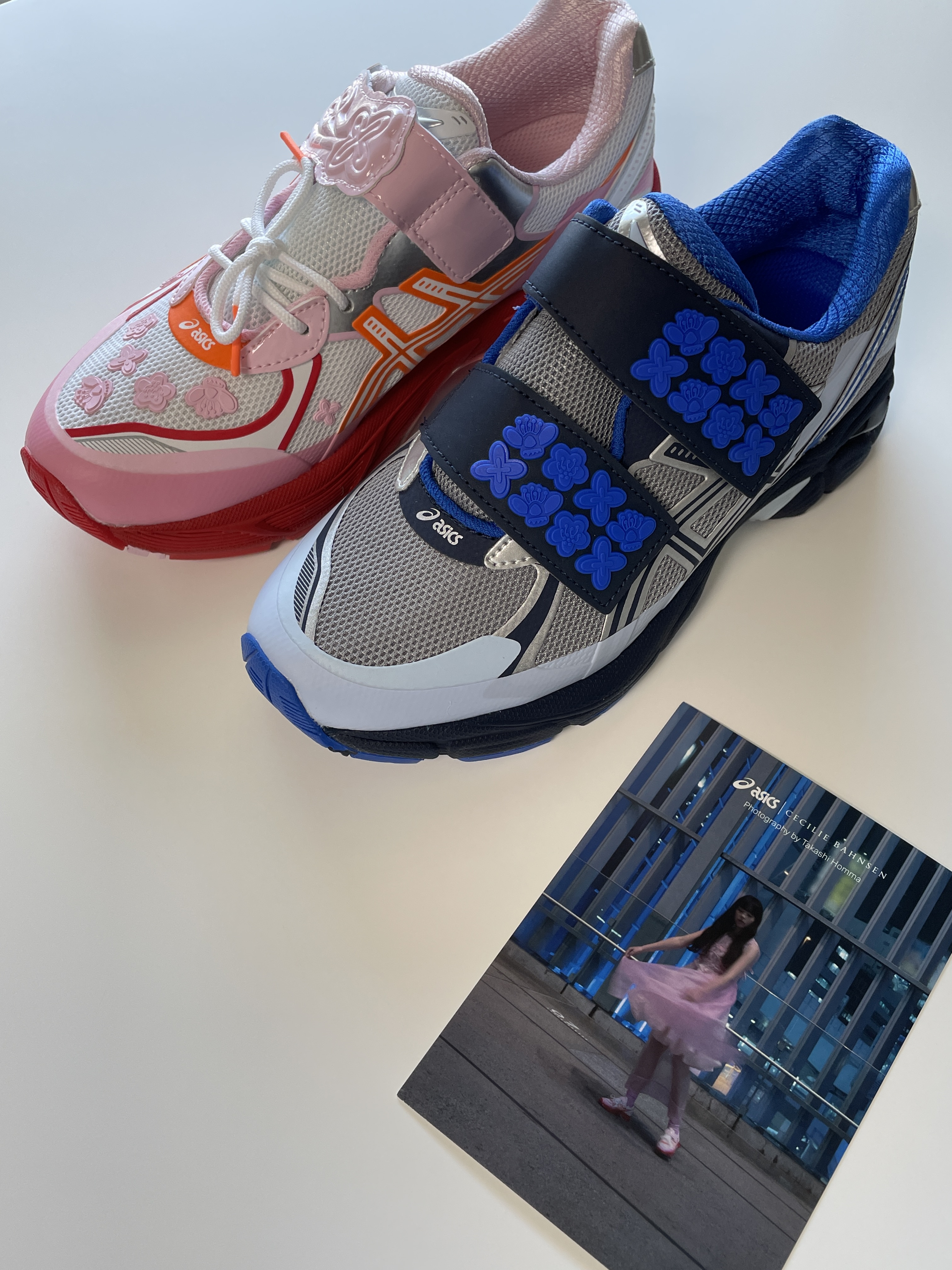 Asics x Cecilie Bahnsen GT-2160 Pure Silver Midnight, Asics x Cecilie Bahnsen GT-2160 White Habanero 착용 스타일