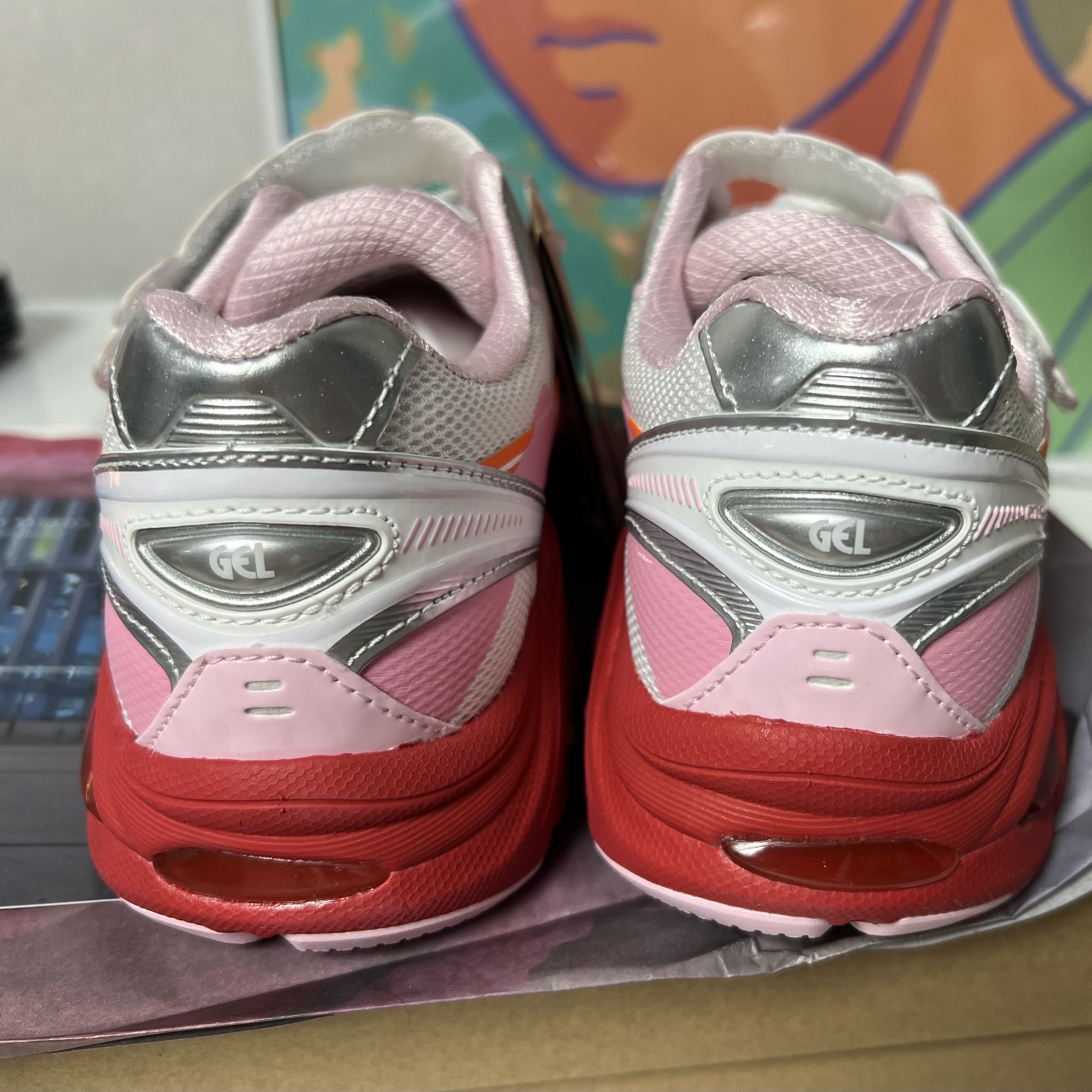 Asics x Cecilie Bahnsen GT-2160 White Habanero 착용 스타일 - 3