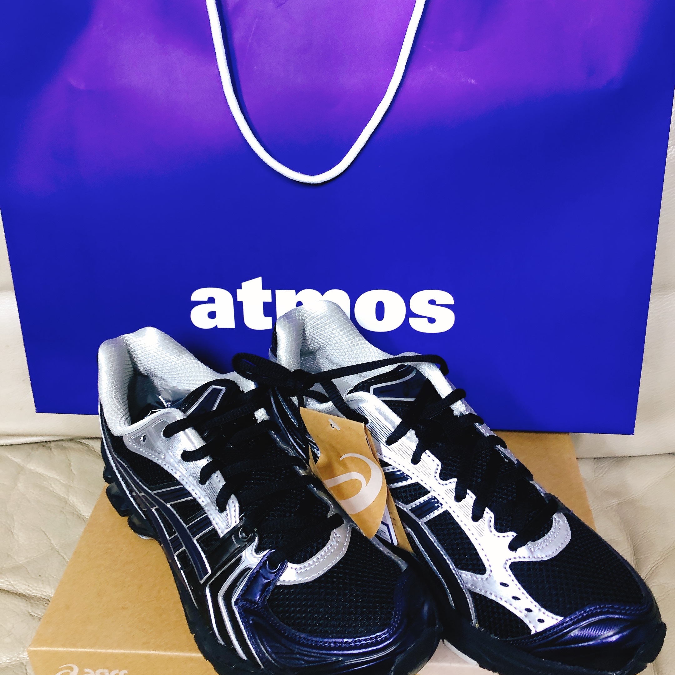 Asics x Atmos x Undermycar Gel-Kayano 14 Pepper Black 착용 스타일 - 1