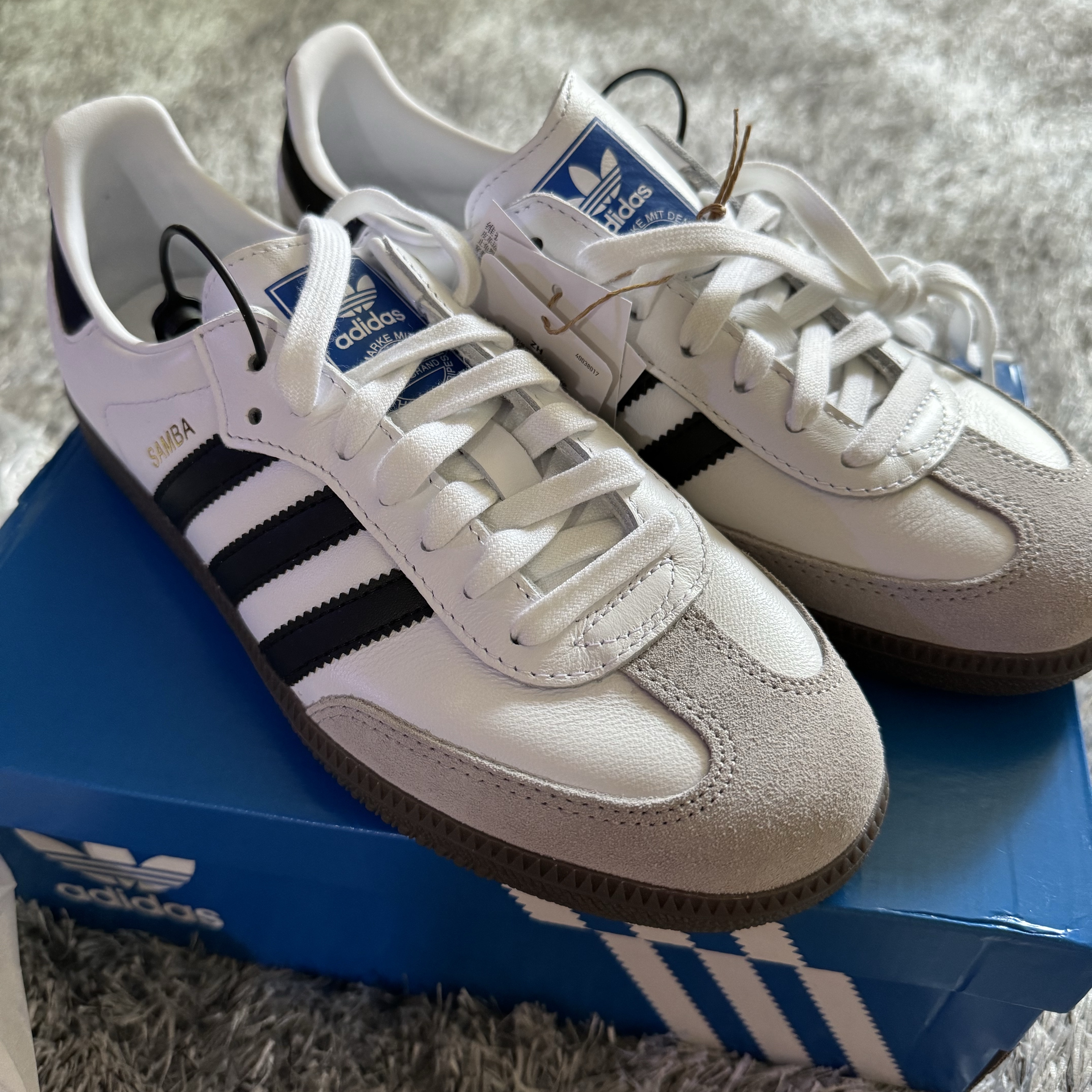 Adidas Samba OG Cloud White 착용 스타일 - 6