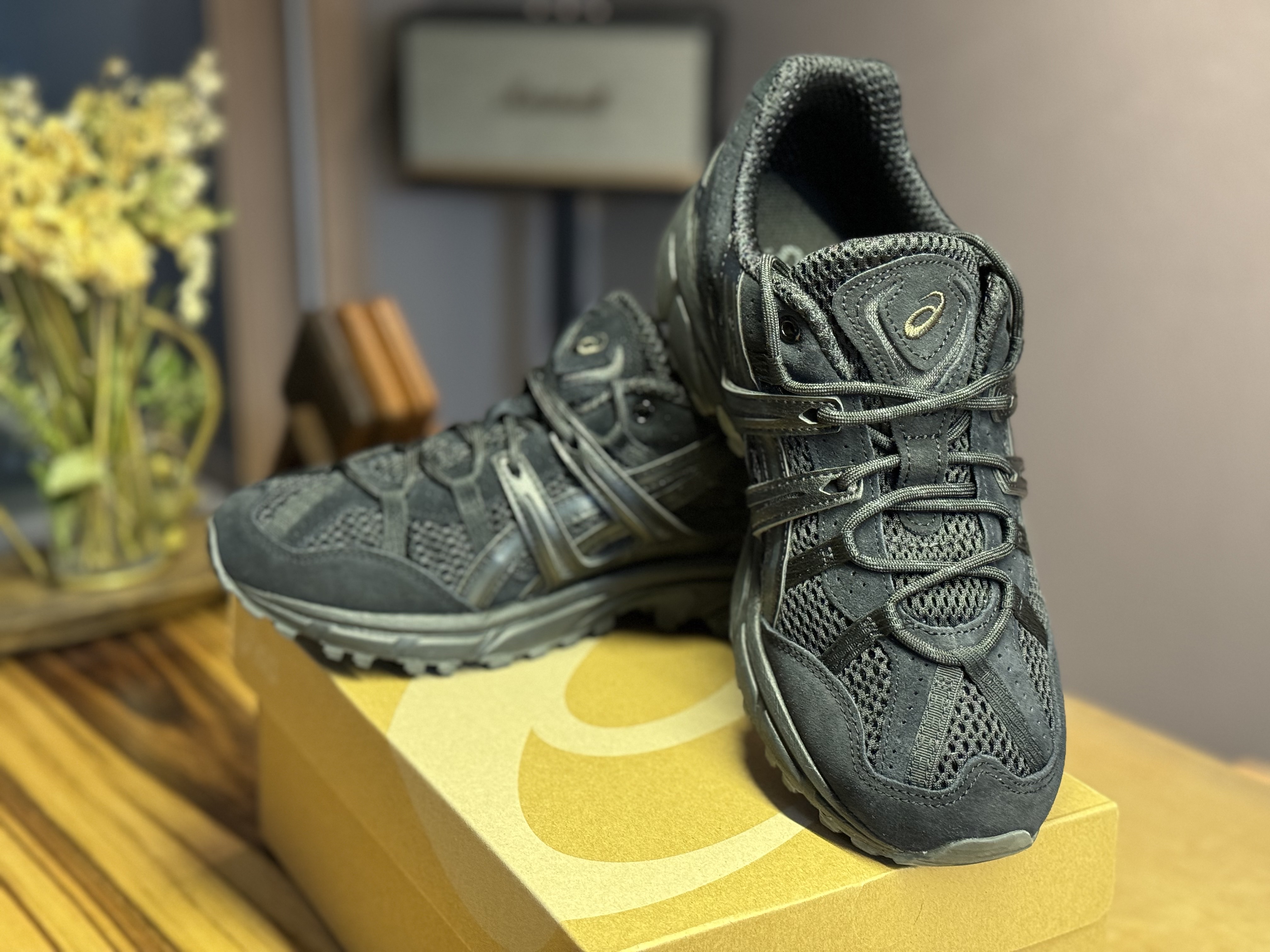 Asics Gel-Sonoma 15-50 Black 착용 스타일 - 1