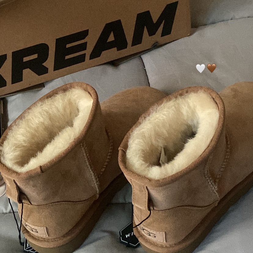 (W) UGG Classic Mini II Boots Chestnut 착용 스타일