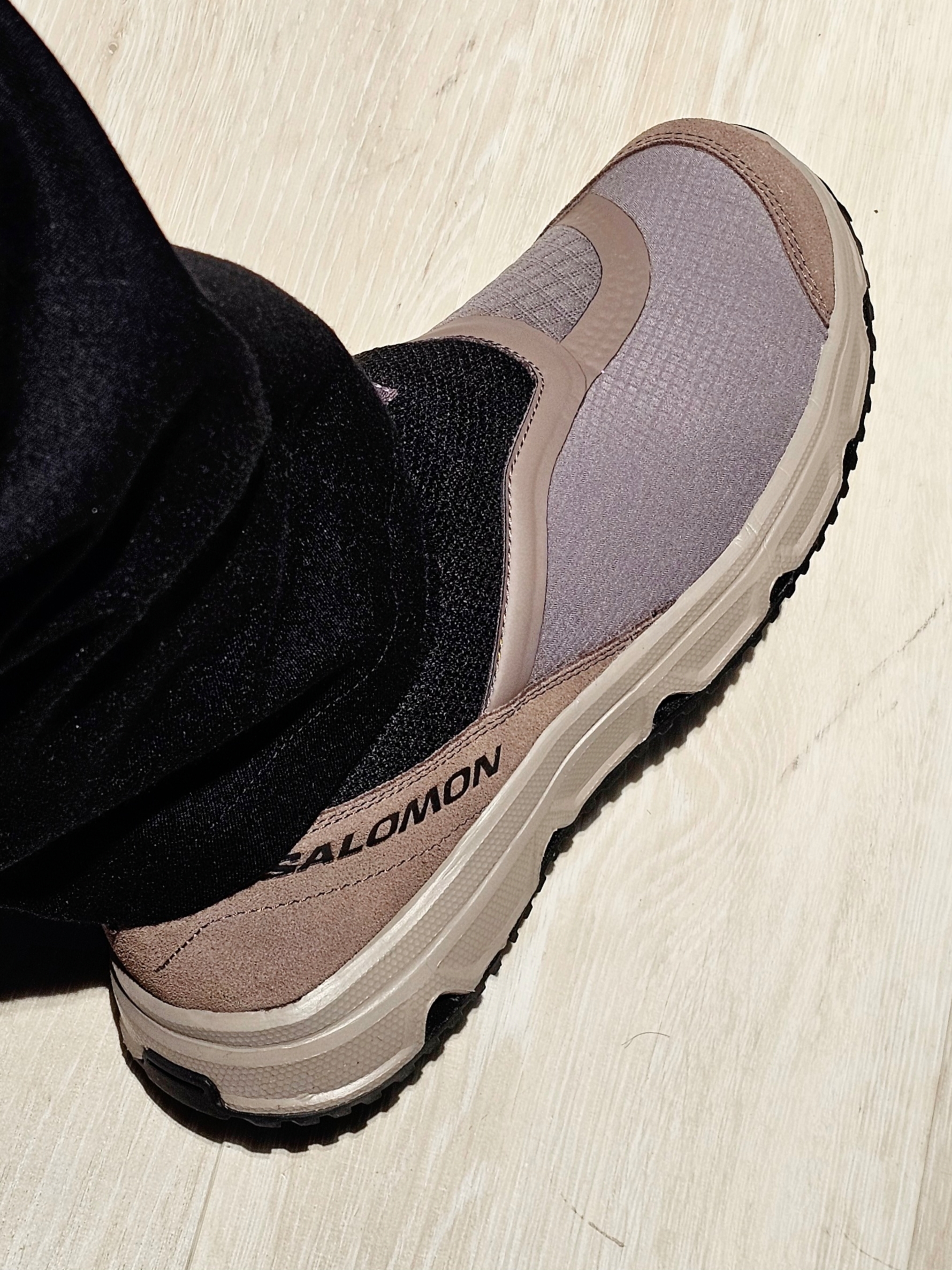 Salomon RX Snug Vintage Khaki 착용 스타일 - 4