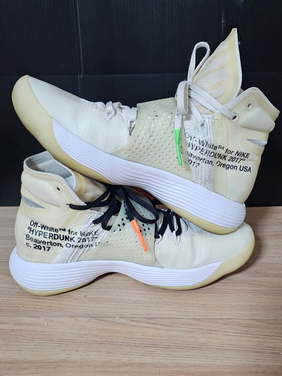 Nike x Off-White React Hyperdunk 2017 Flyknit The Ten 착용 스타일 - 3
