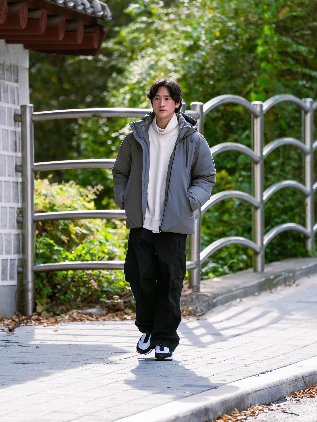Nike x Comme des Garcons Homme Plus Air Max Sunder SP White Black 착용 스타일 - 5
