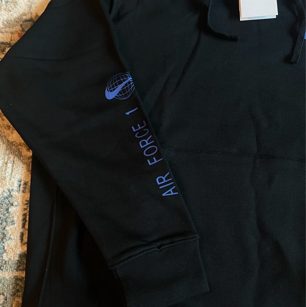 Nike NSW Air Force 1 Open Hoodie Black - Asia 착용 스타일 - 3