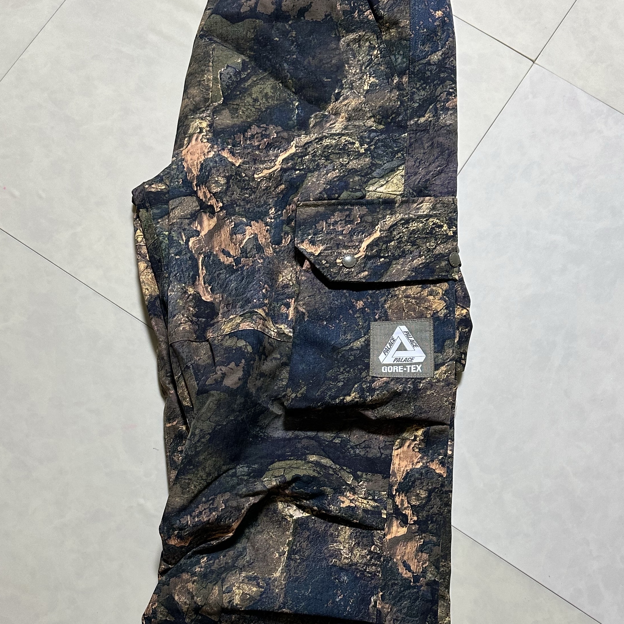 Palace Gore-Tex Cotton RS Cargos Rockscape - 23FW 착용 스타일