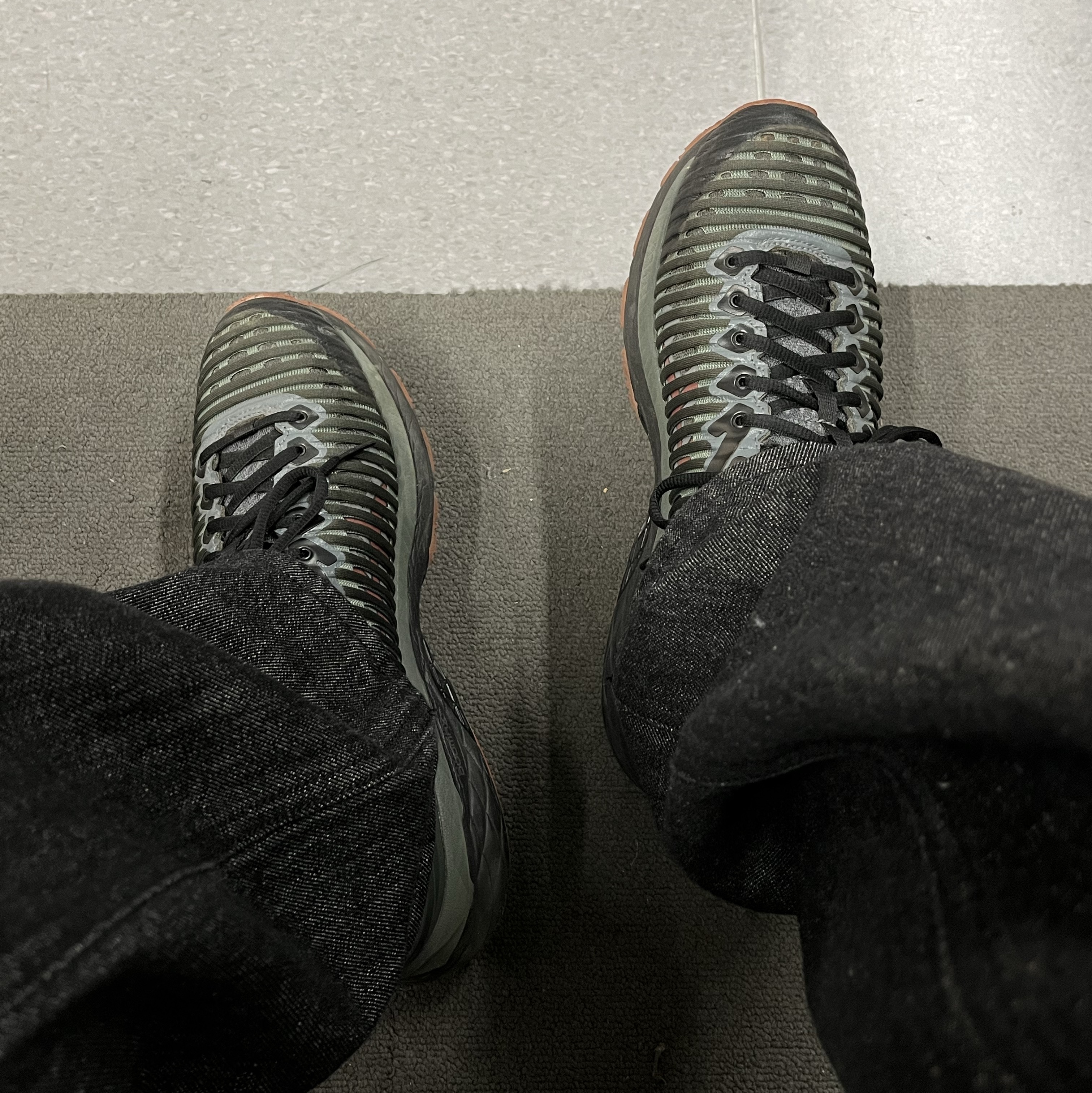 Asics x Kiko Kostadinov Gel-Delva 1 Forest Green 착용 스타일