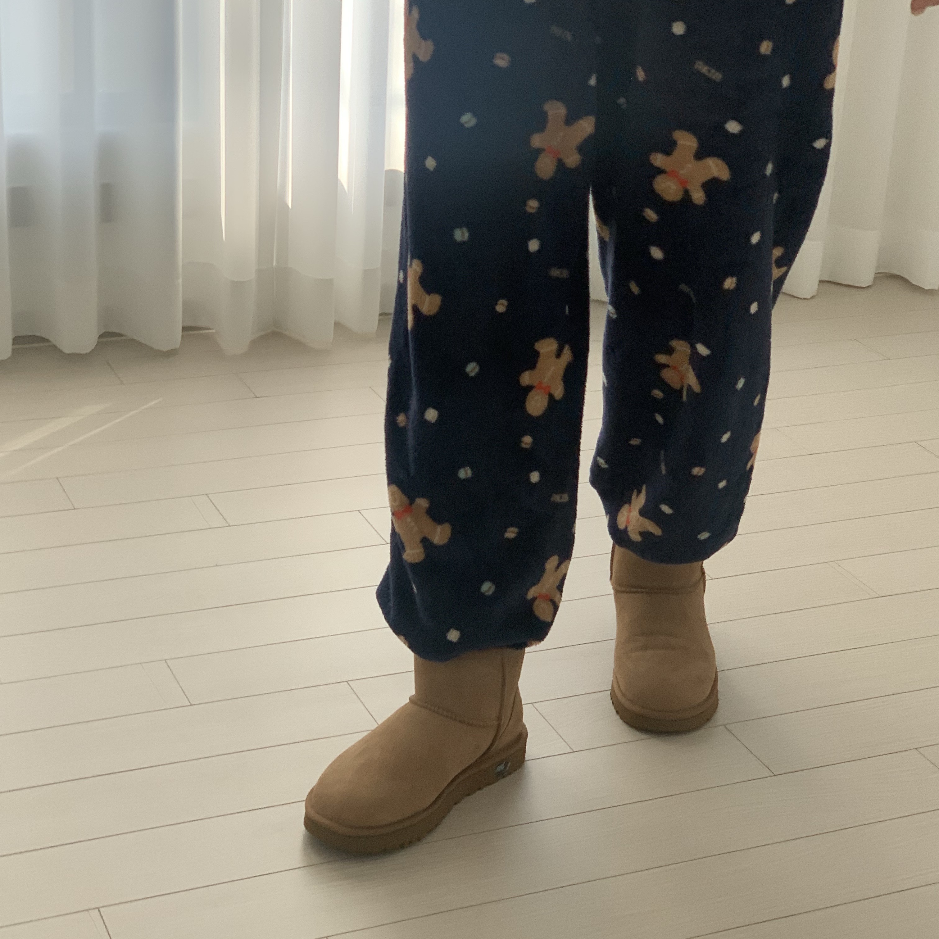 (W) UGG Classic Mini II Boots Chestnut 착용 스타일