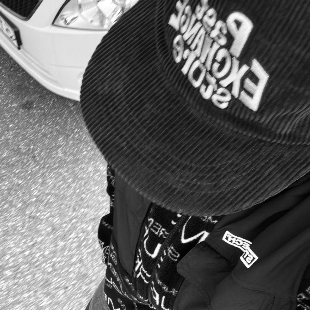 Supreme x The North Face Steep Tech Fleece Jacket Black - 21FW 착용 스타일