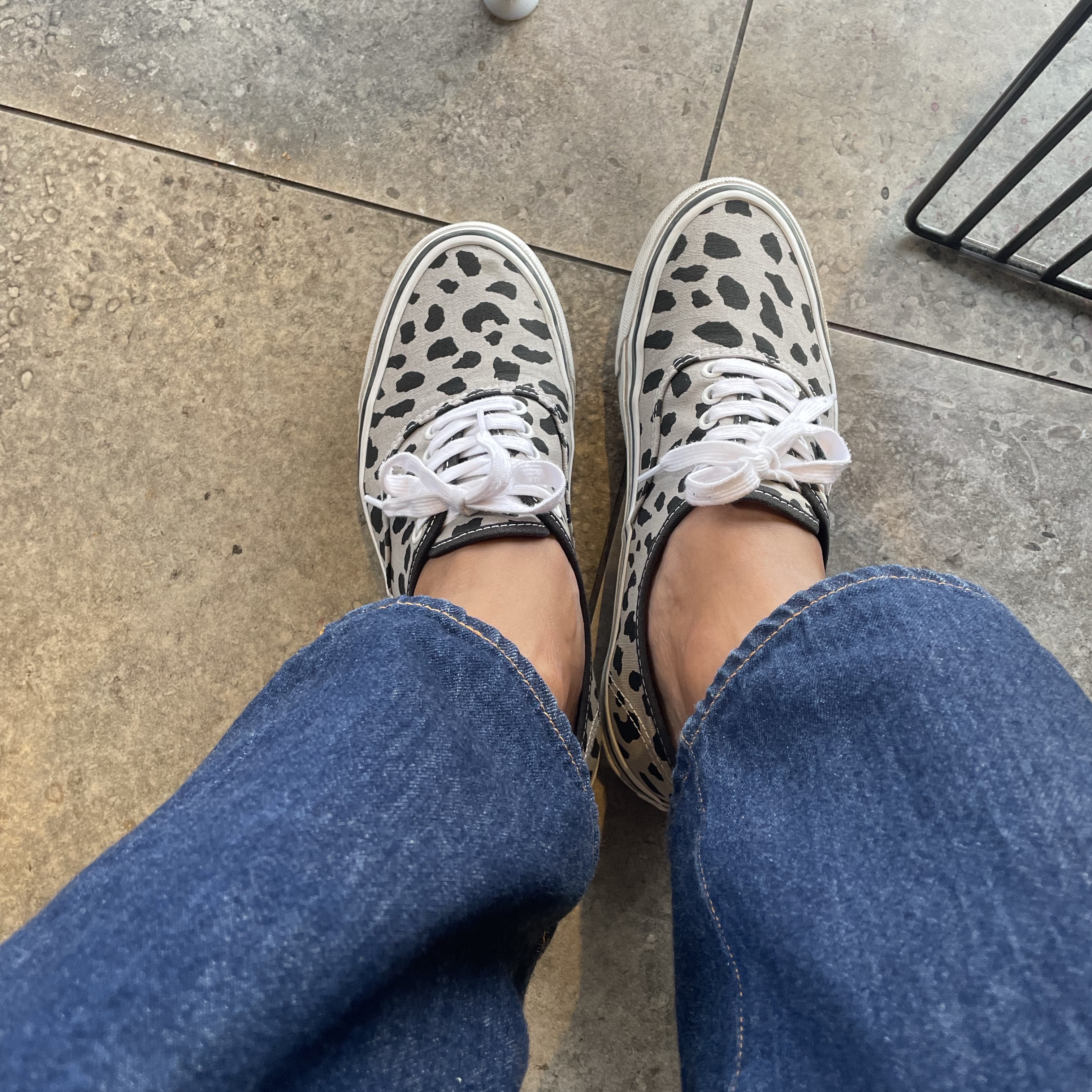 Vans Vault x Wacko Maria OG Authentic LX Leopard Grey 착용 스타일