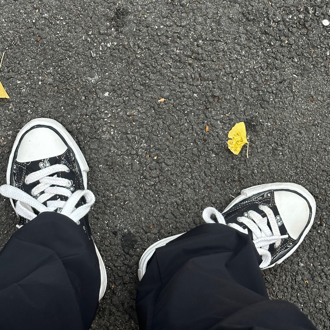 Maison Mihara Yasuhiro Peterson OG Sole Canvas Bandana Low-top Sneakers Black 착용 스타일