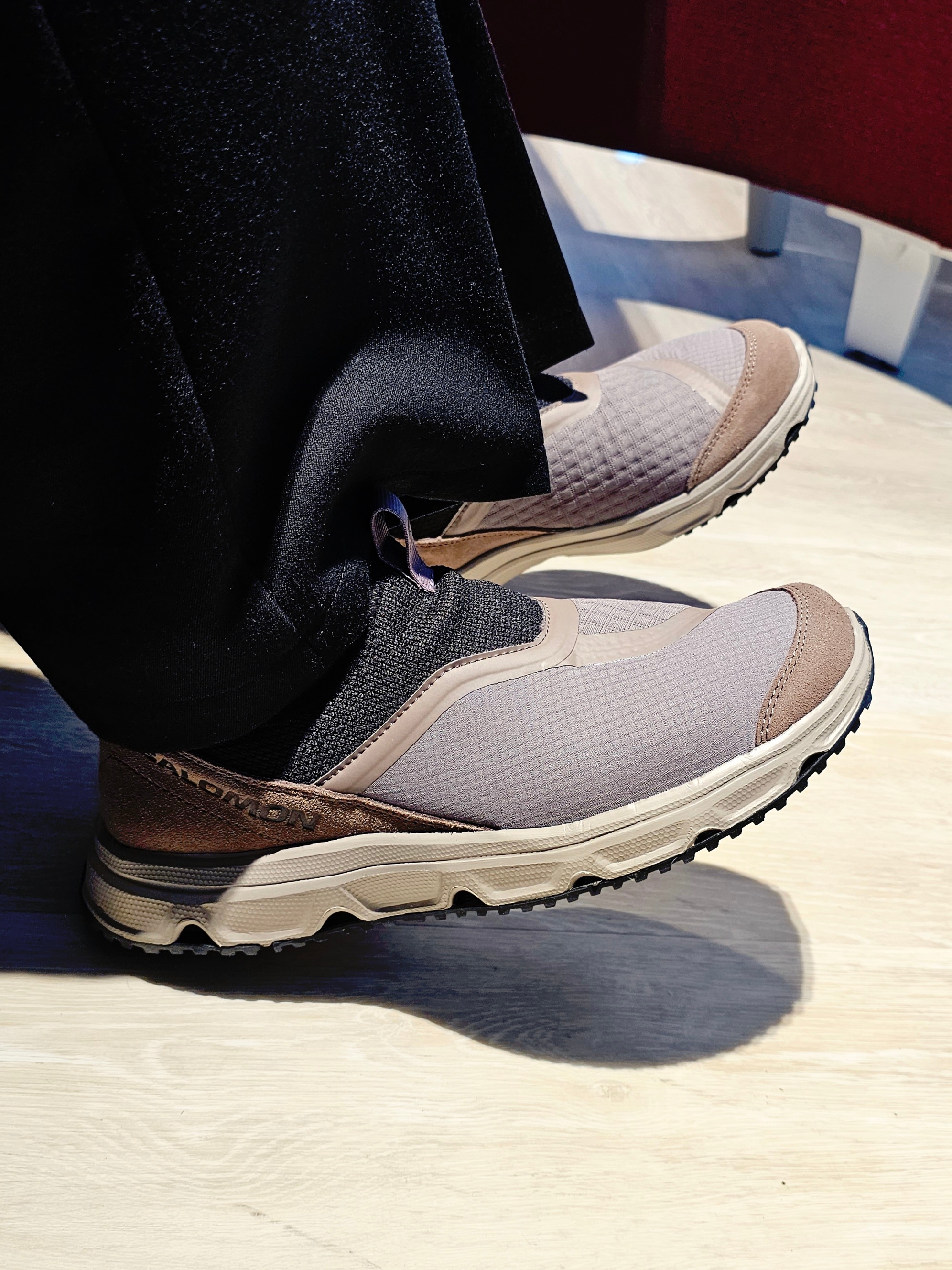 Salomon RX Snug Vintage Khaki 착용 스타일 - 2