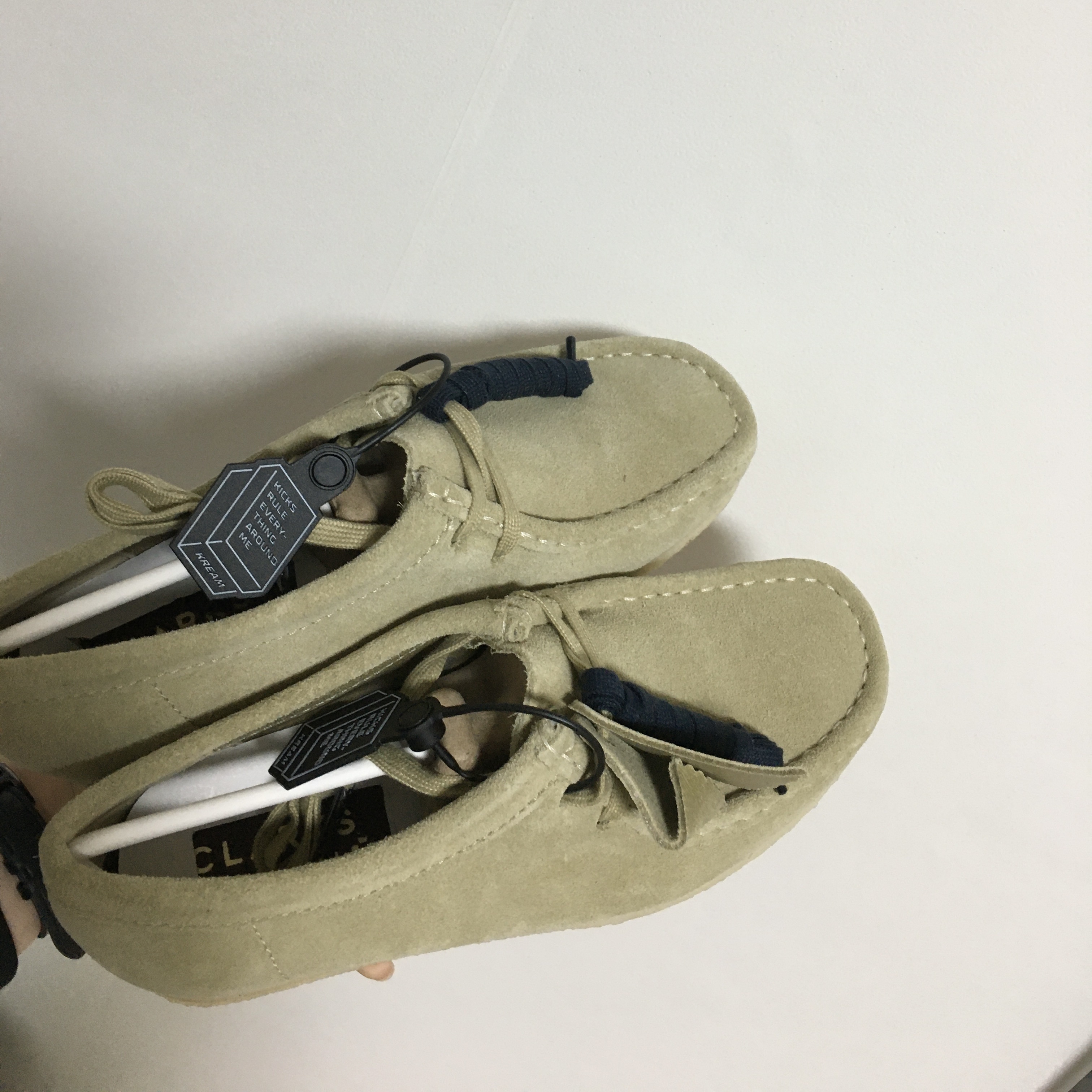 (W) Clarks Wallabee Maple Suede 착용 스타일 - 2