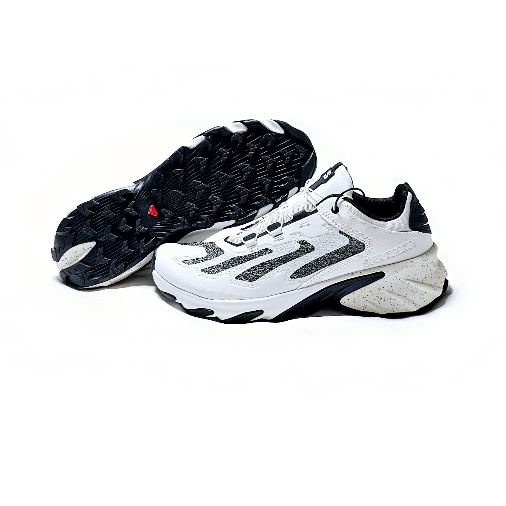 Salomon Speedverse PRG White Vanilla Ice 착용 스타일 - 1