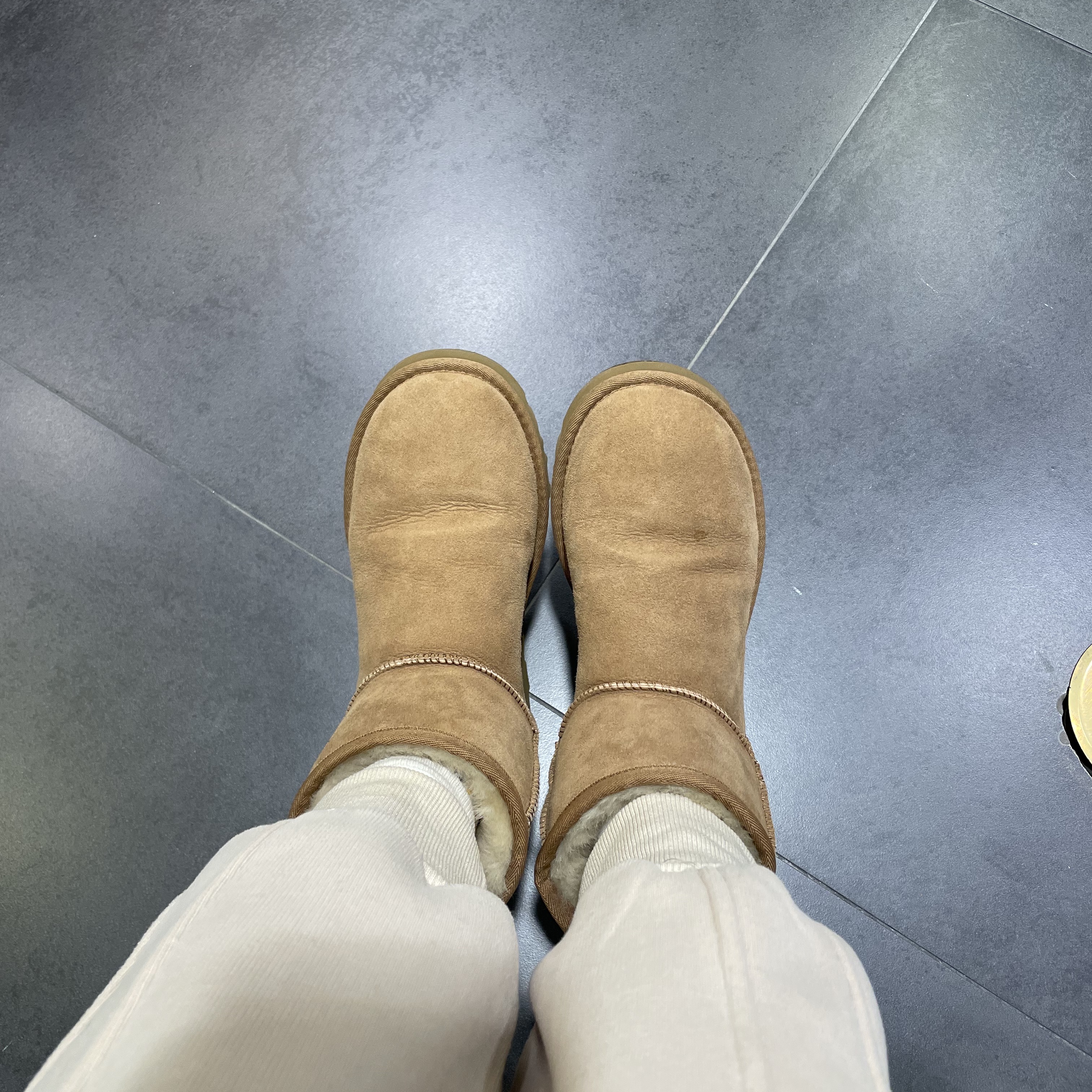 (W) UGG Classic Mini II Boots Chestnut 착용 스타일