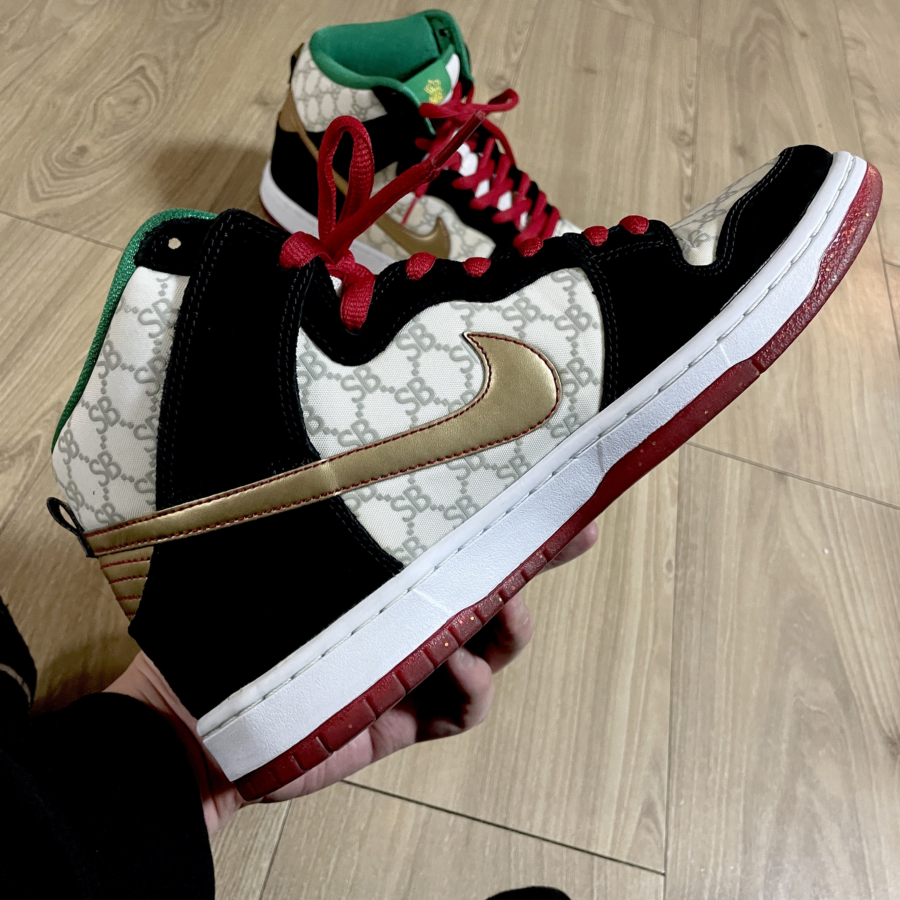 Nike x Black Sheep Dunk High SB Paid in Full 착용 스타일 - 7