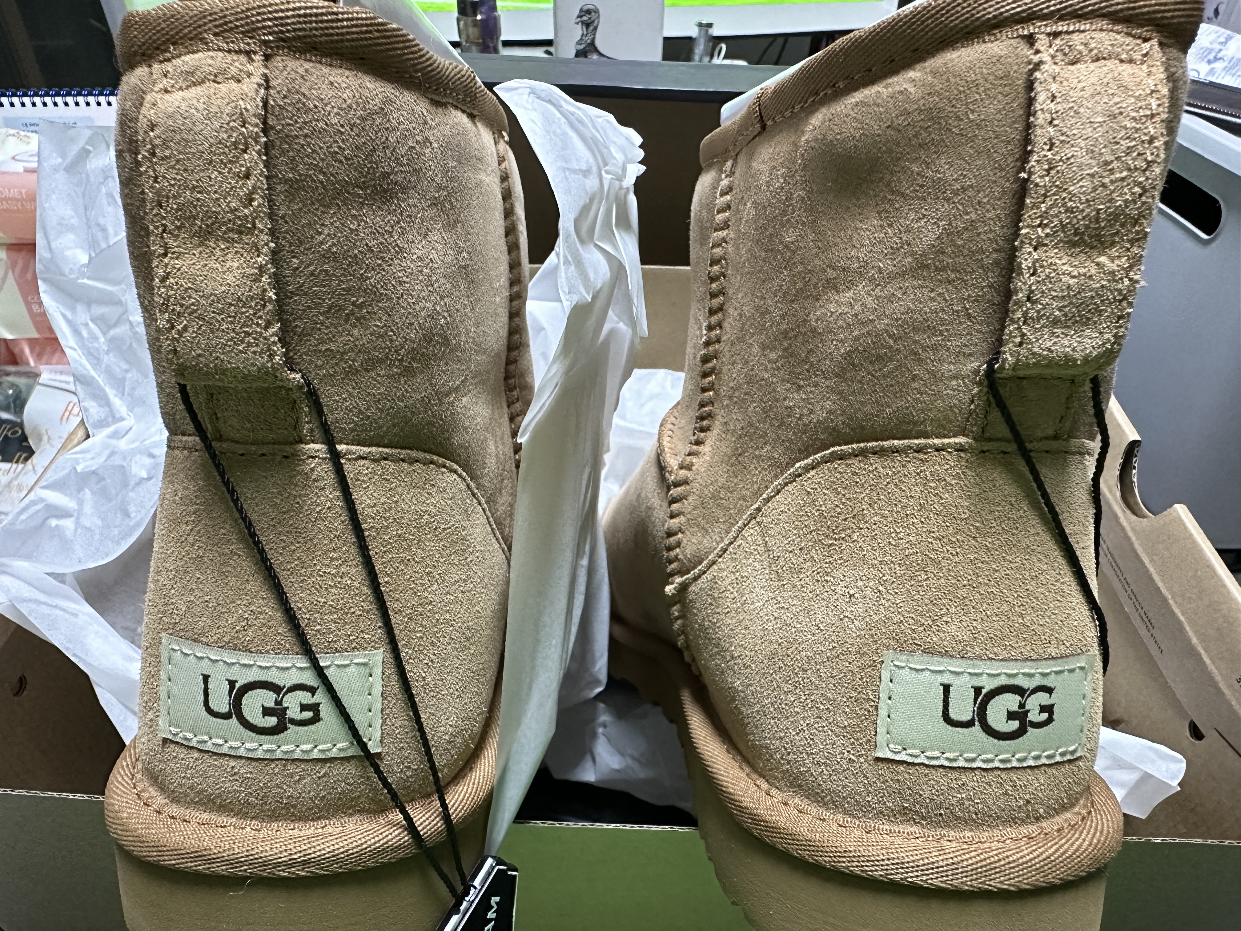 UGG Classic Mini Boots Chestnut 착용 스타일 - 2