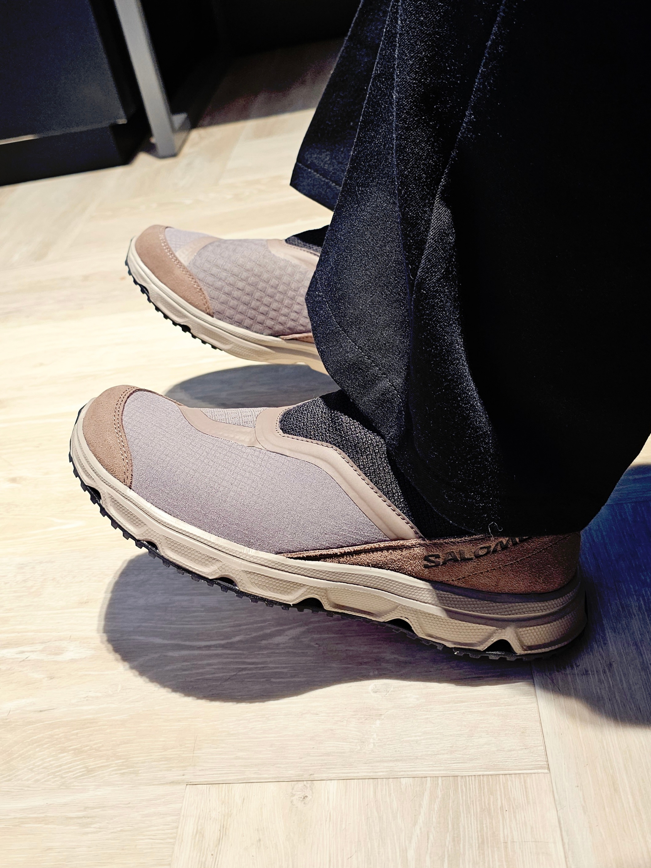 Salomon RX Snug Vintage Khaki 착용 스타일 - 3