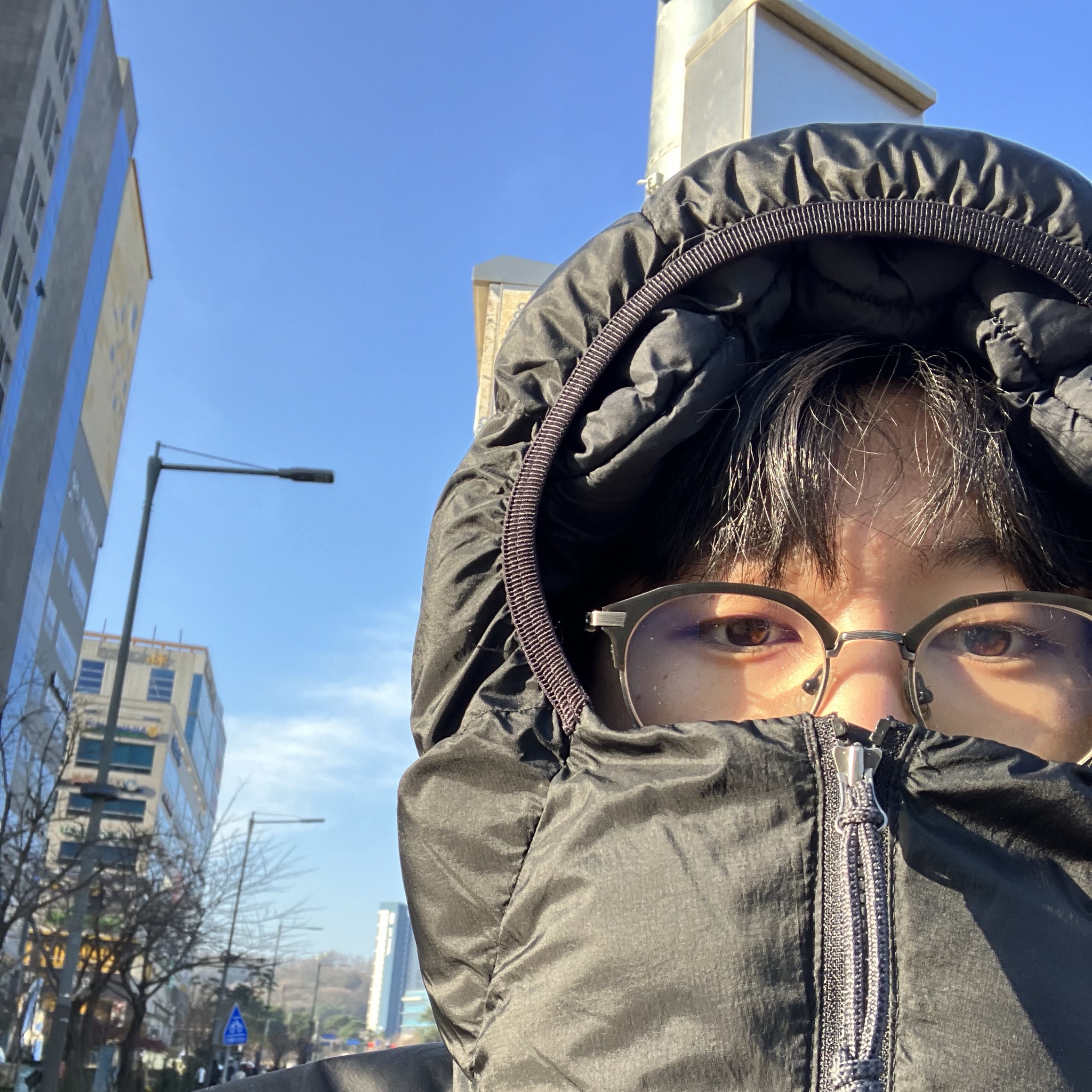 Nike ACG Therma-Fit ADV Lunar Lake Puffer Jacket Black - Asia 착용 스타일