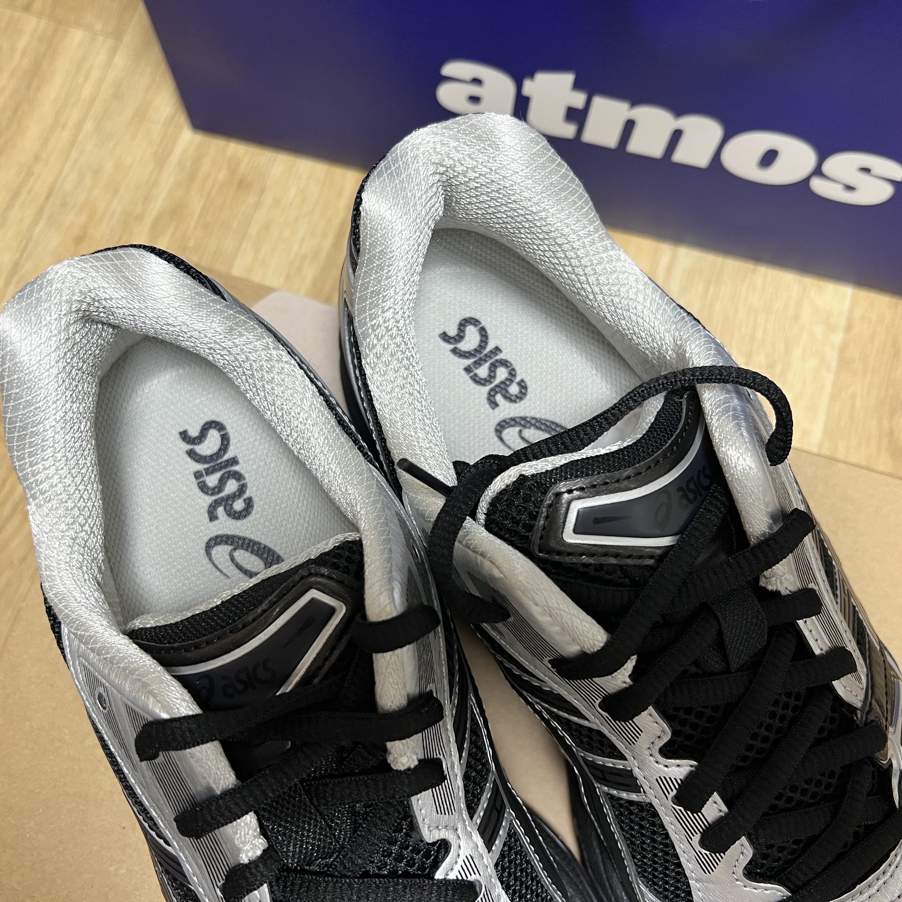 Asics x Atmos x Undermycar Gel-Kayano 14 Black Pure Silver 착용 스타일 - 6