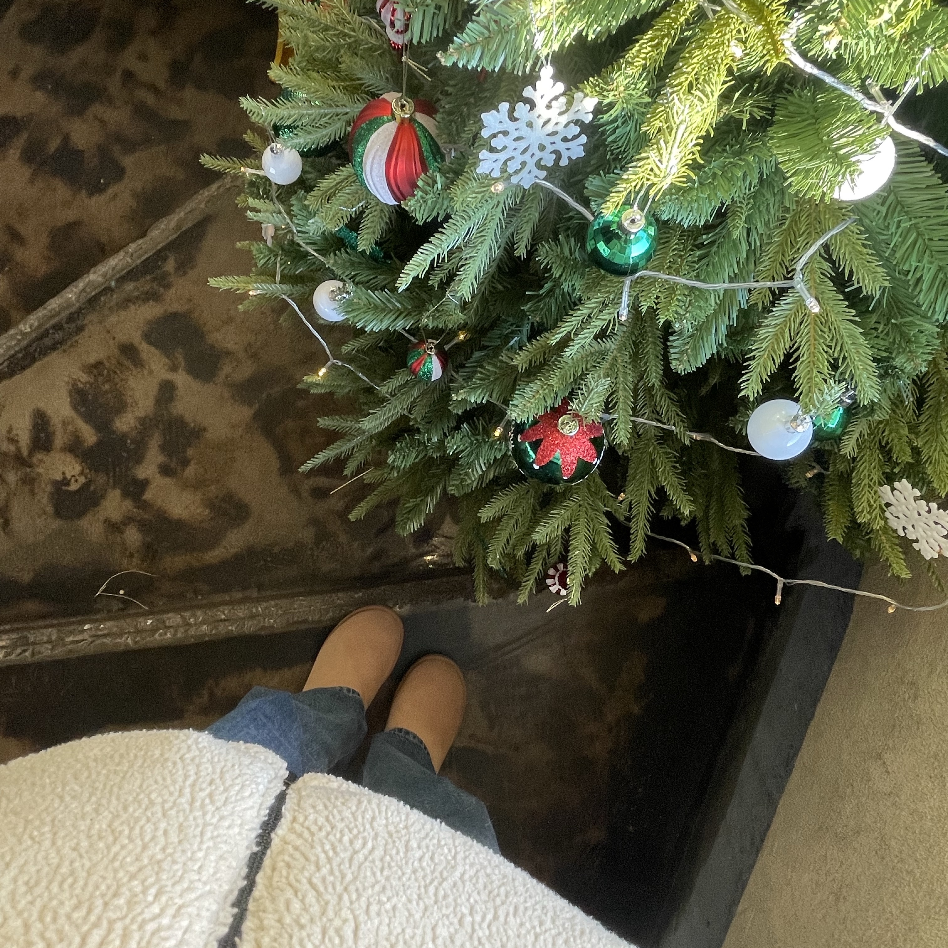 (W) UGG Classic Mini II Boots Chestnut 착용 스타일
