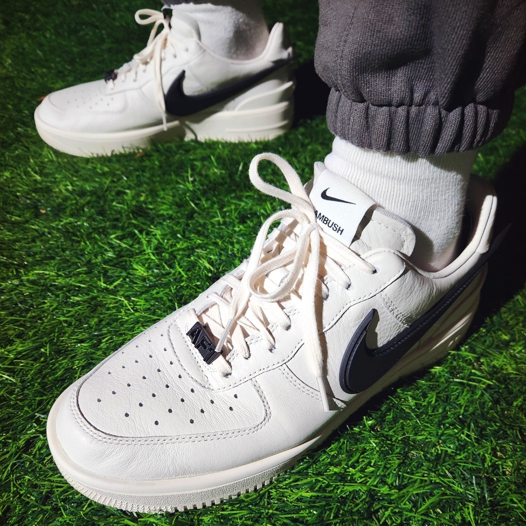 Nike x Ambush Air Force 1 Low SP Phantom, Stussy Basic Stock Low Pro Cap Natural 착용 스타일 - 5