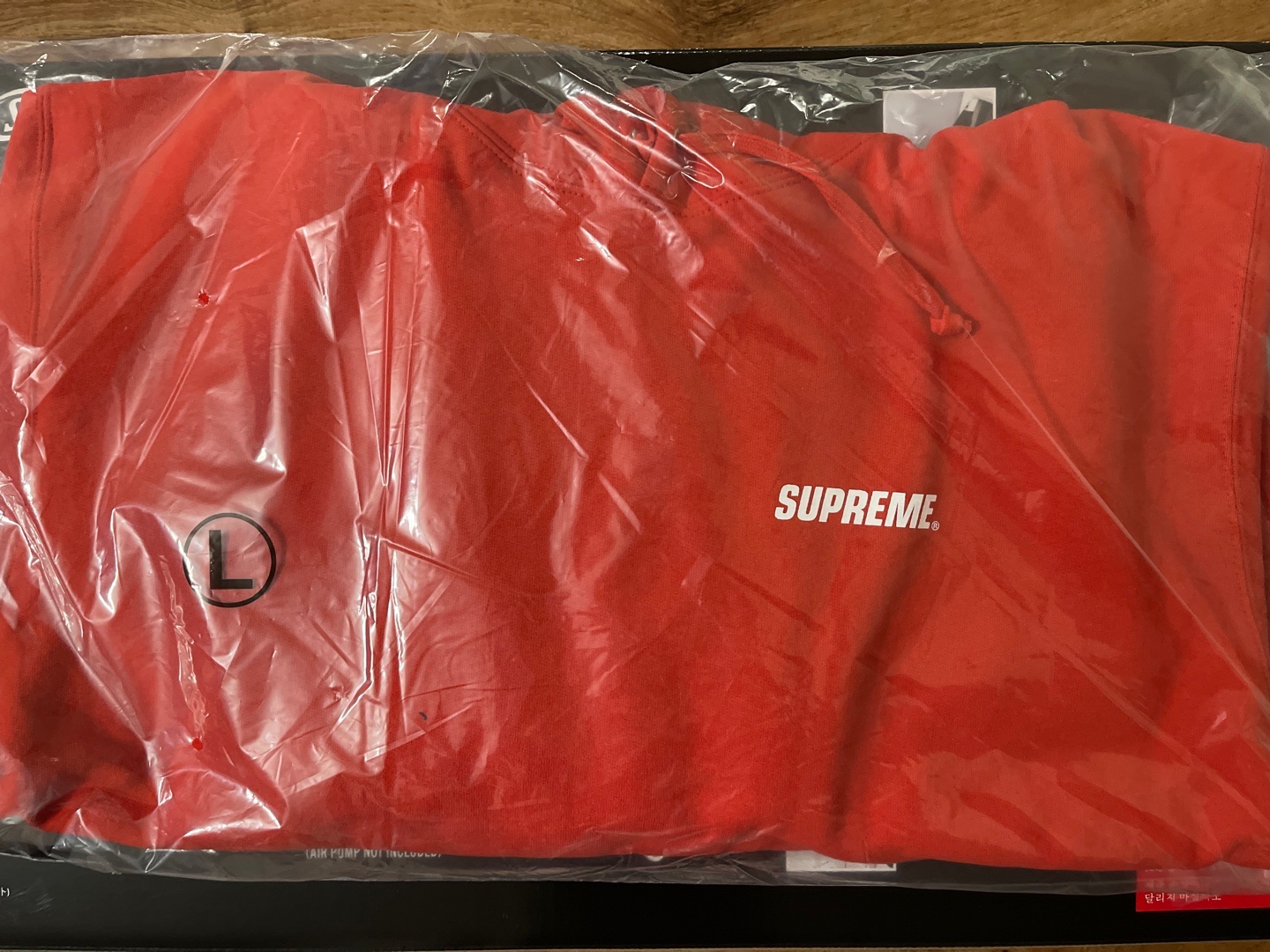 Supreme Crown Hooded Sweatshirt Burnt Red - 23FW 착용 스타일