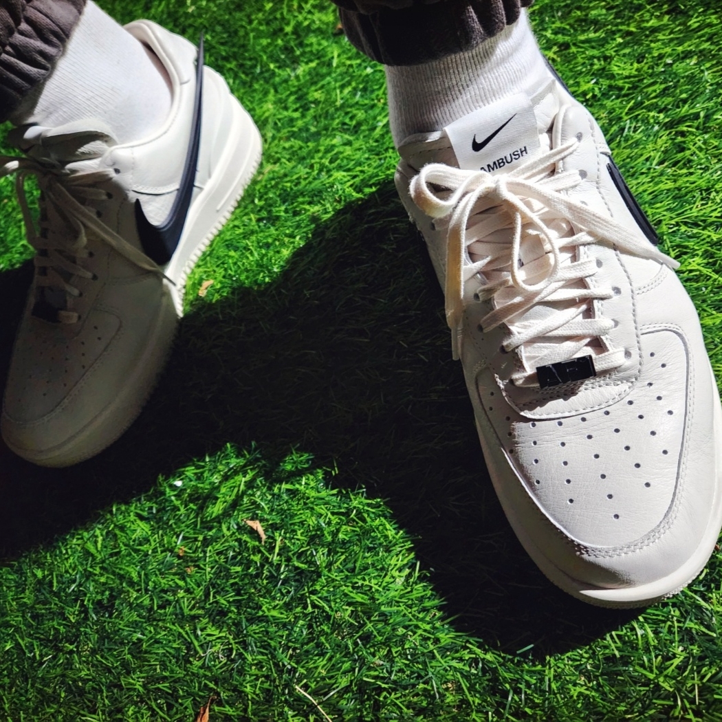 Nike x Ambush Air Force 1 Low SP Phantom, Stussy Basic Stock Low Pro Cap Natural 착용 스타일 - 4