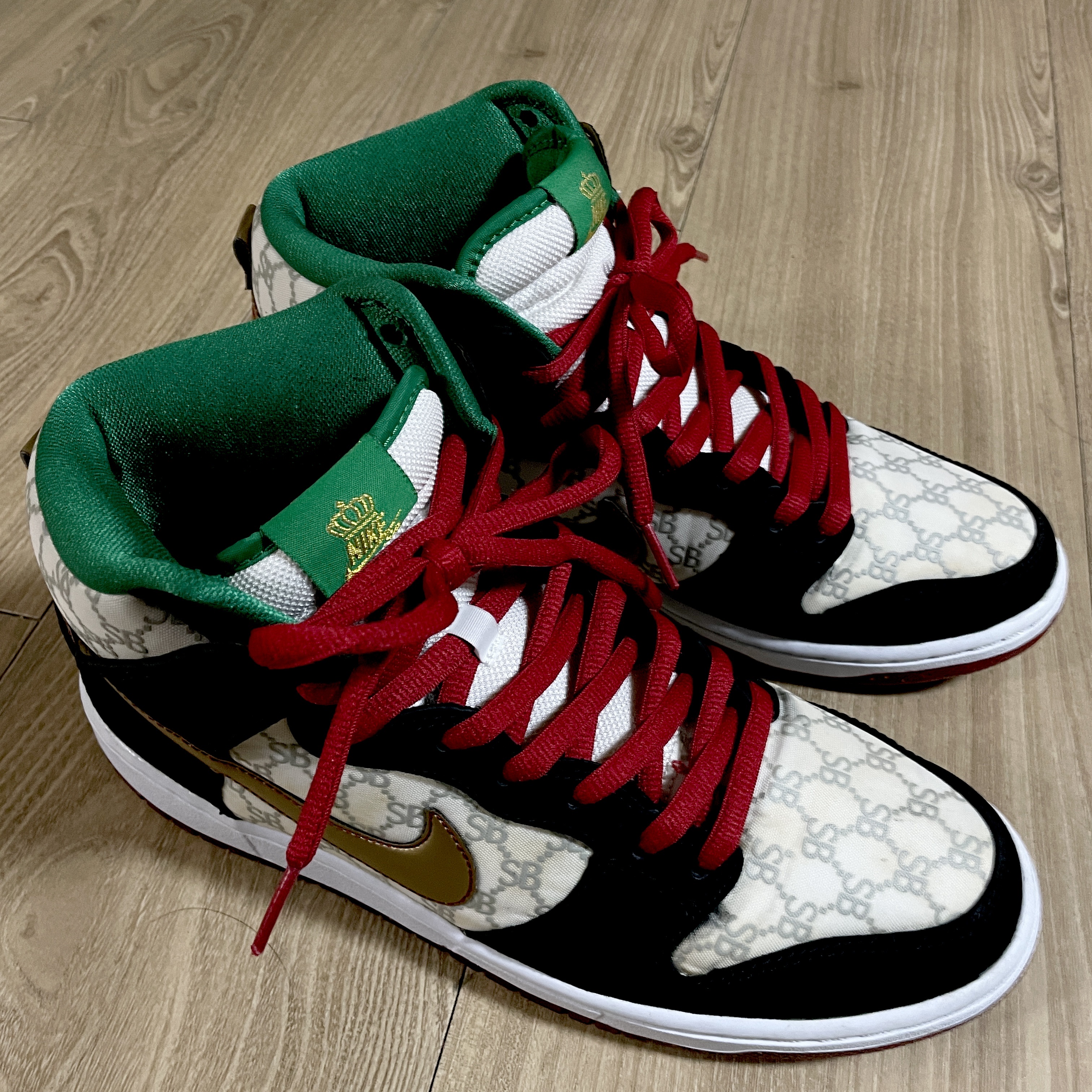 Nike x Black Sheep Dunk High SB Paid in Full 착용 스타일 - 5
