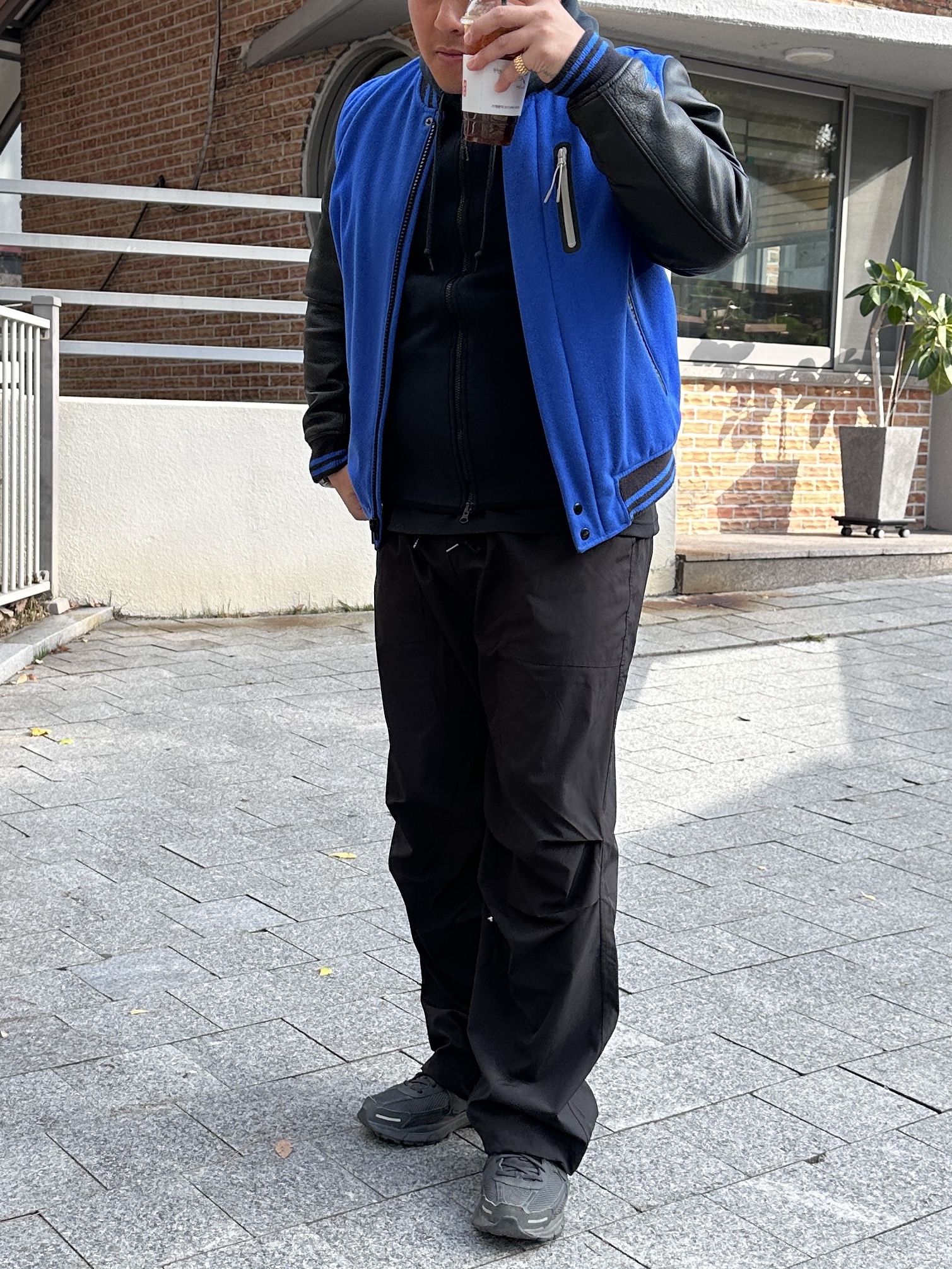 Nike Zoom Vomero 5 SP Anthracite 2023, Nike NSW Tech Fleece Full Zip Hoodie Black - US/EU 착용 스타일