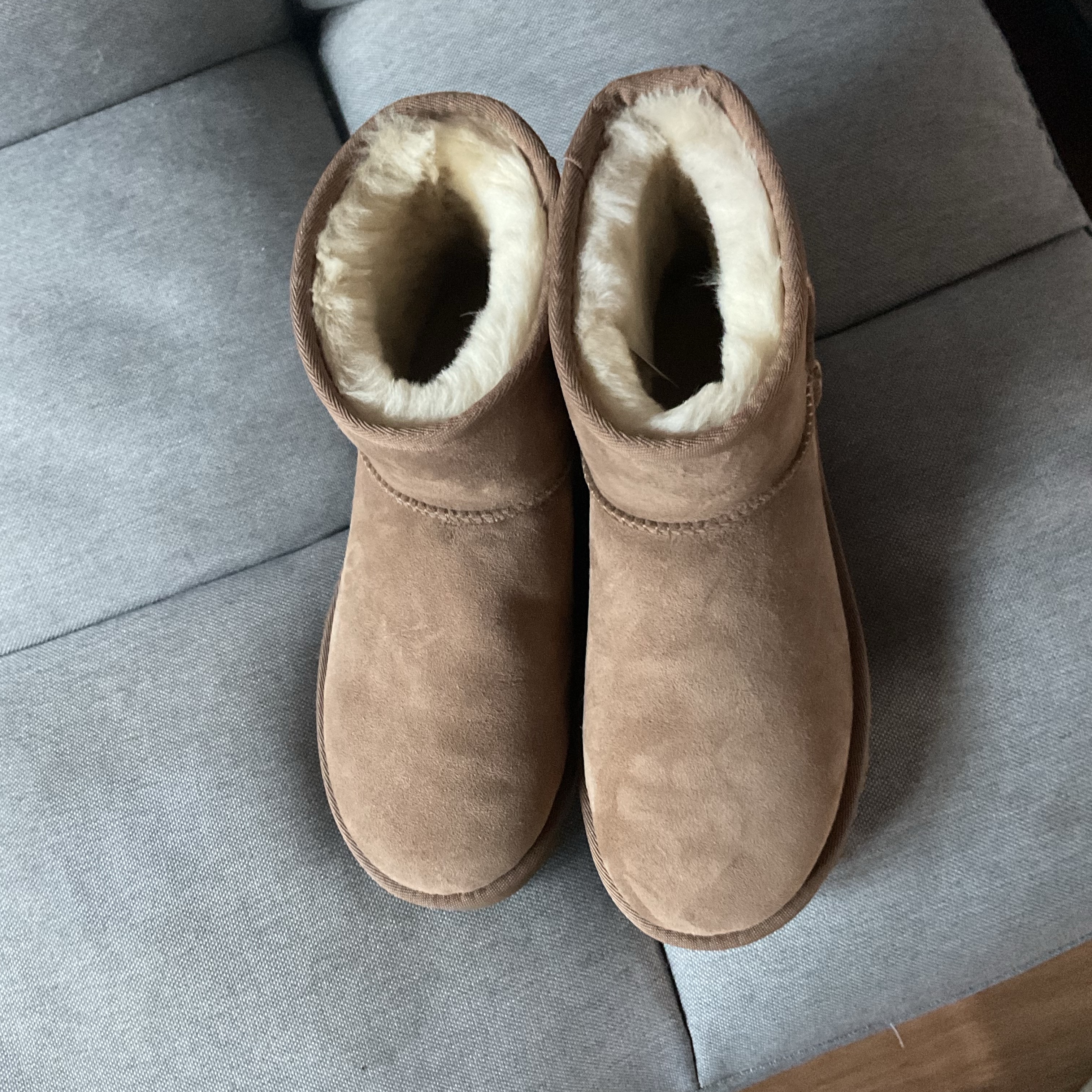 (W) UGG Classic Mini II Boots Chestnut 착용 스타일