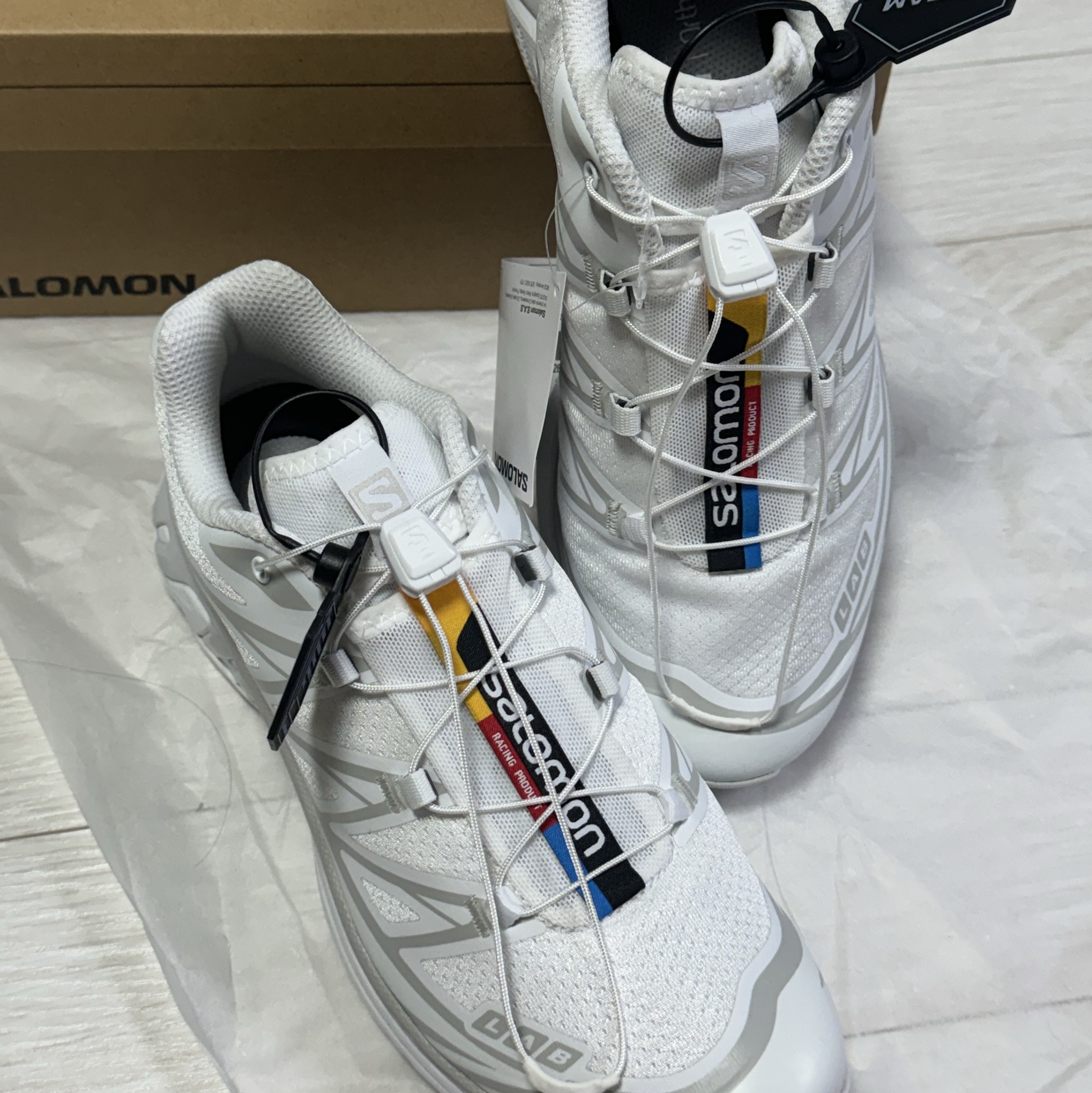 Salomon XT-6 ADV White 착용 스타일