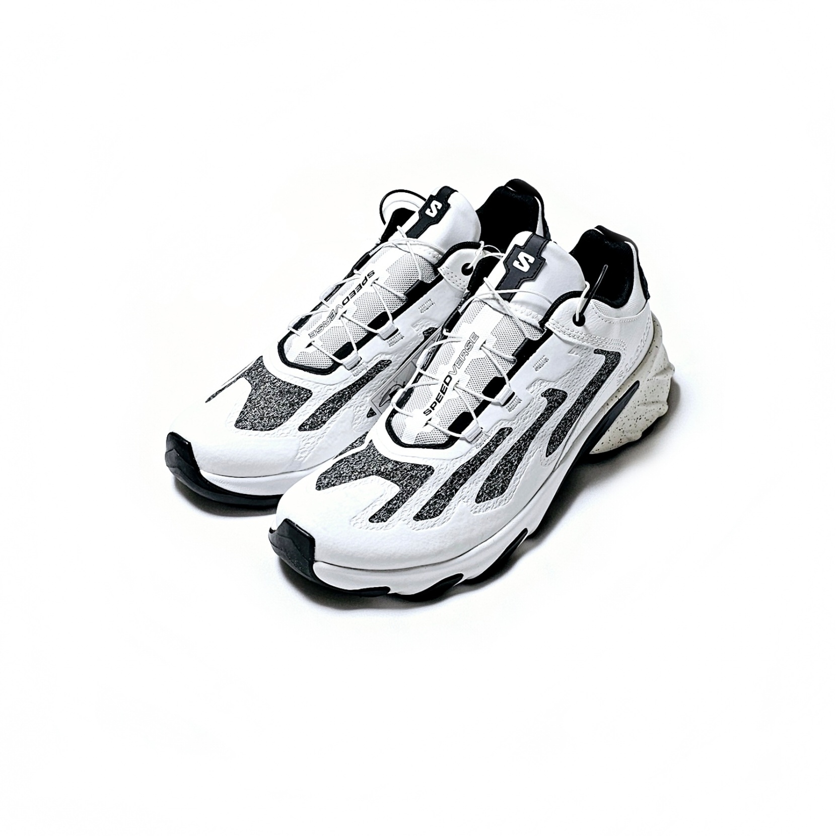 Salomon Speedverse PRG White Vanilla Ice 착용 스타일 - 7