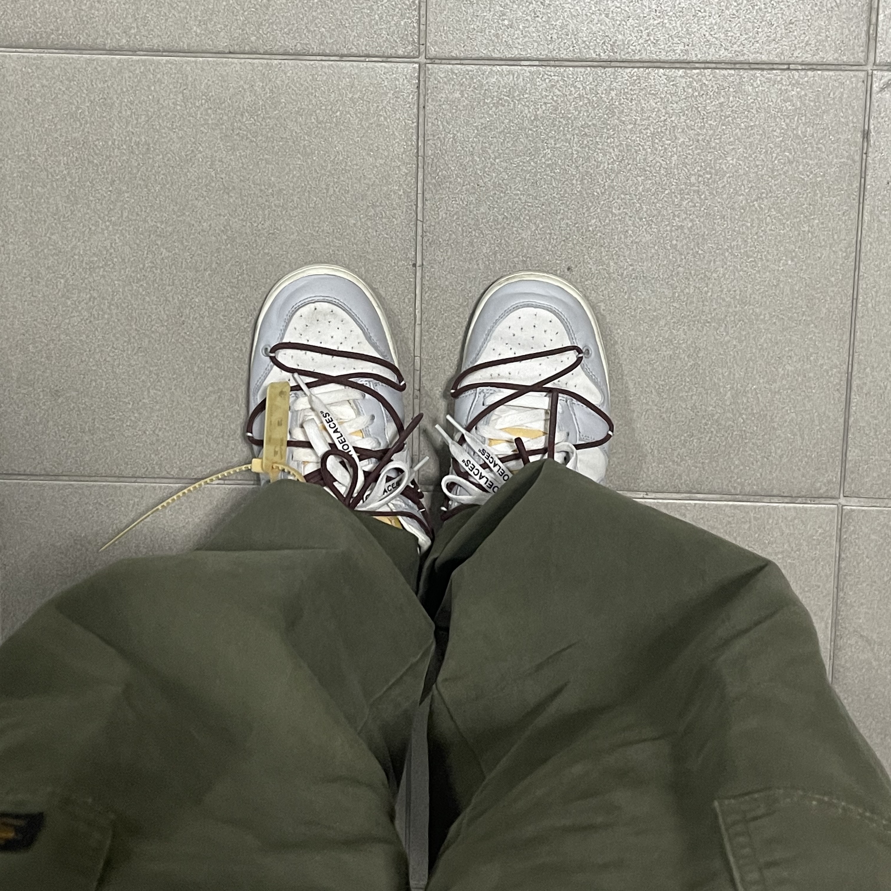 Nike x Off-White Dunk Low The 50 - Lot 46 착용 스타일